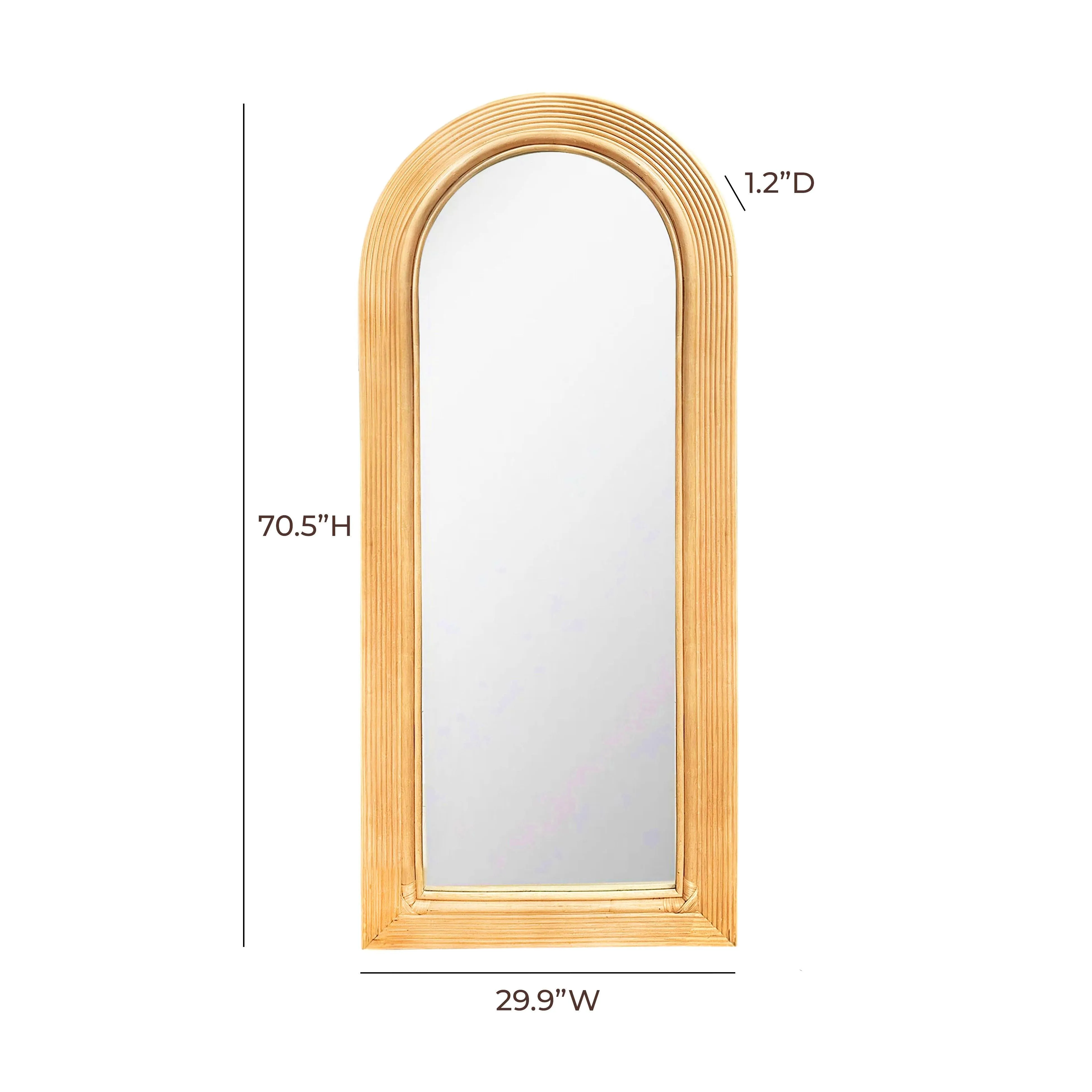 Tanya Rattan 70" Floor Mirror - Image 5