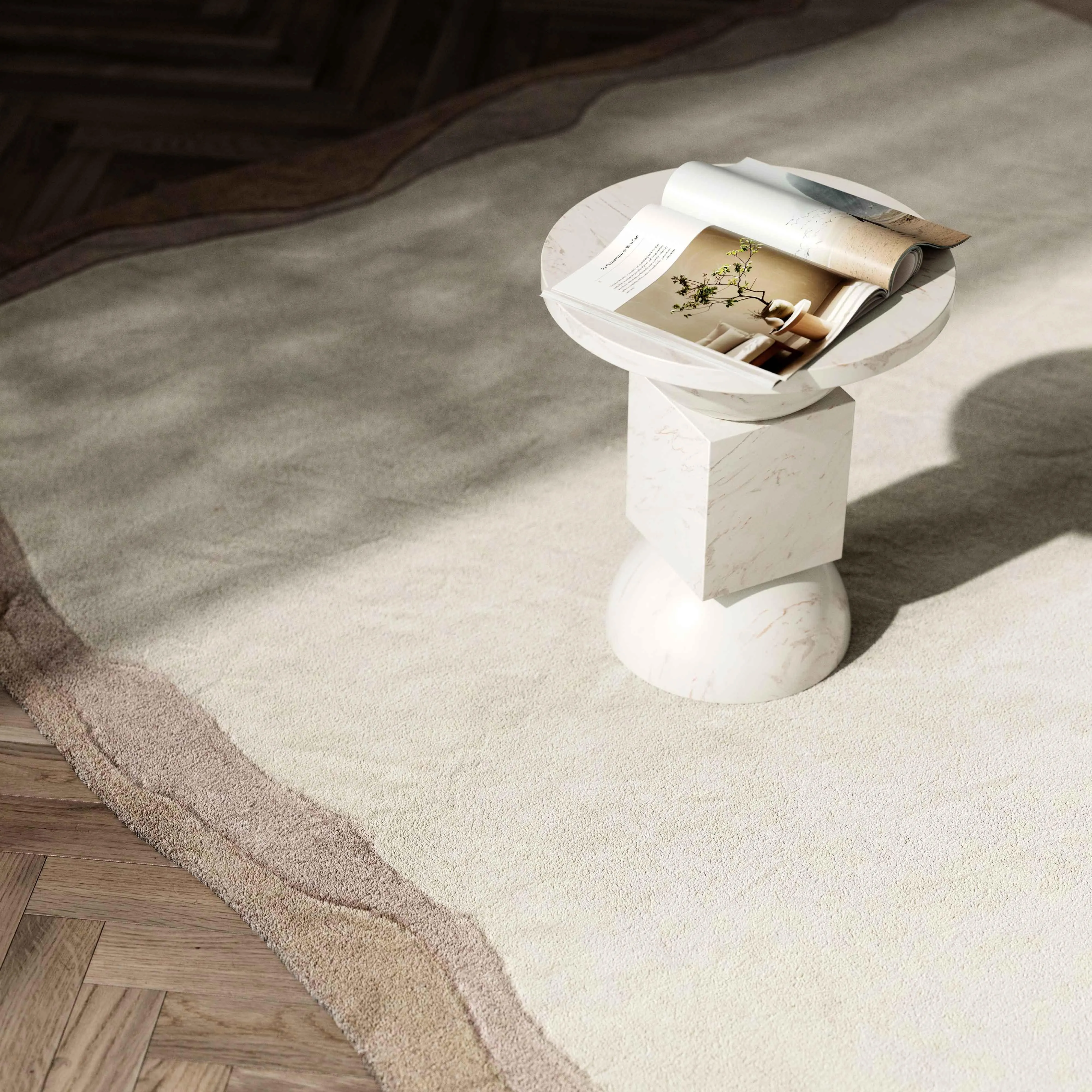 Tarba Rectangular Floor Rug - Image 8