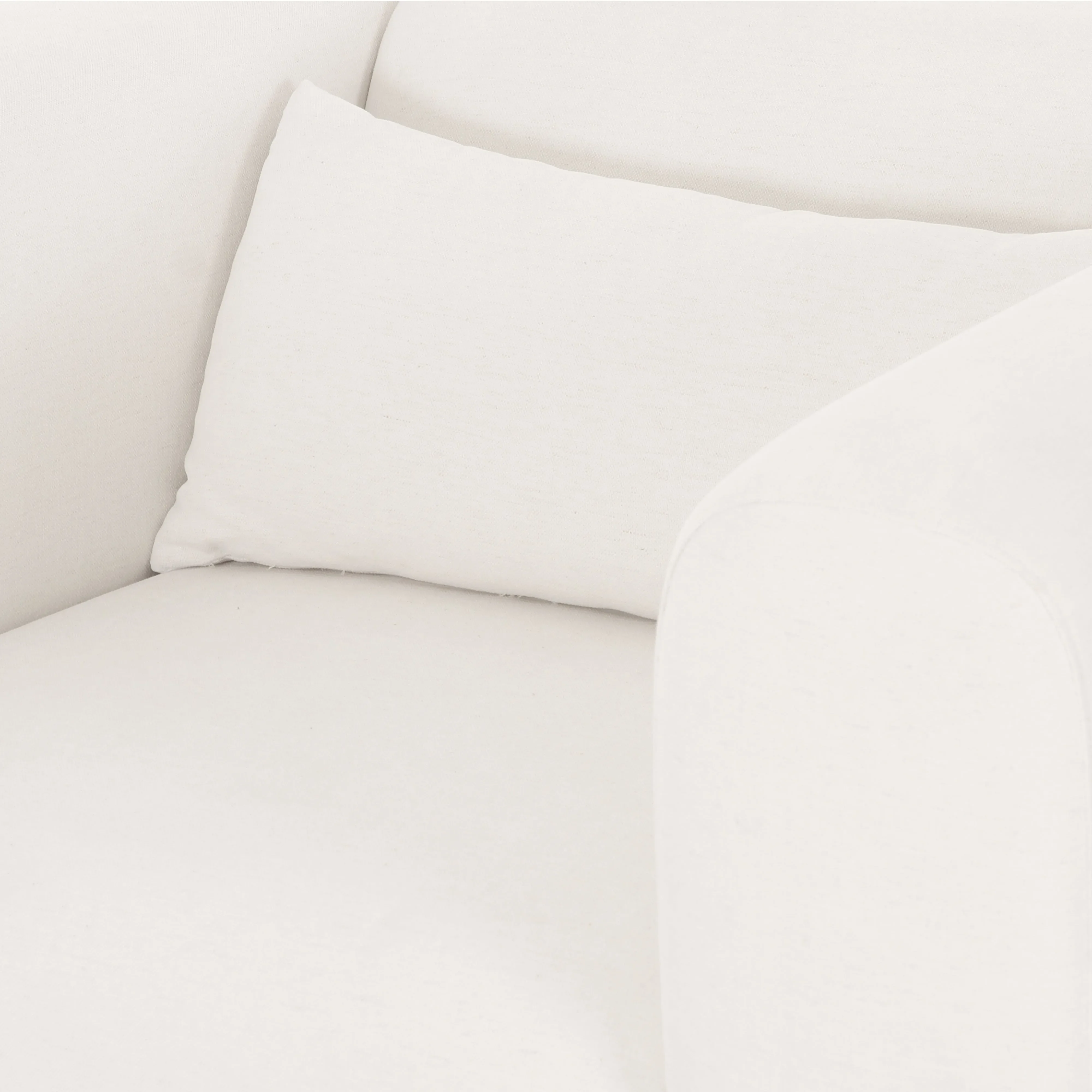 Tarra Cream Performance Chenille Armchair - Image 4