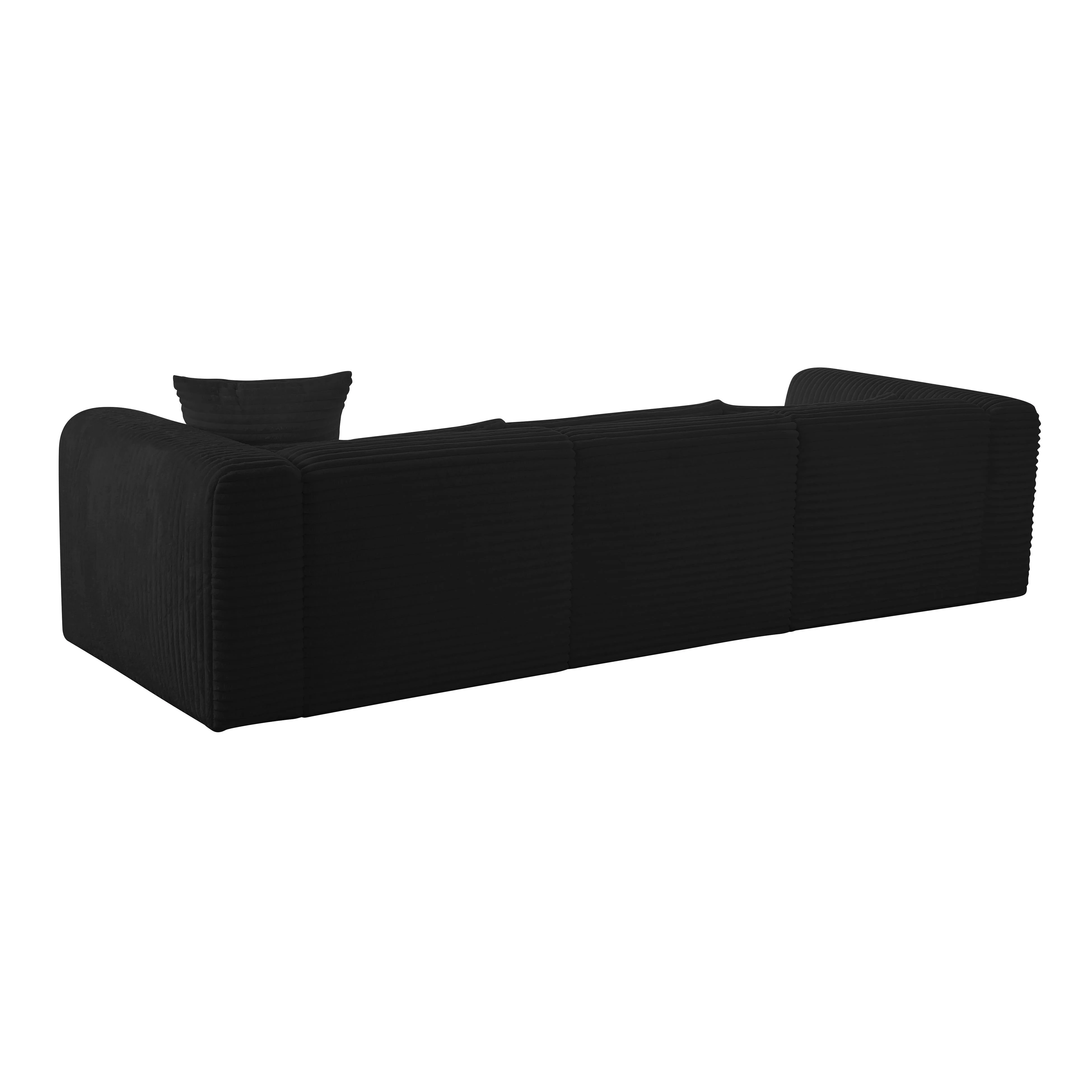 Tarra Fluffy Oversized Corduroy Modular Sectional - Image 18