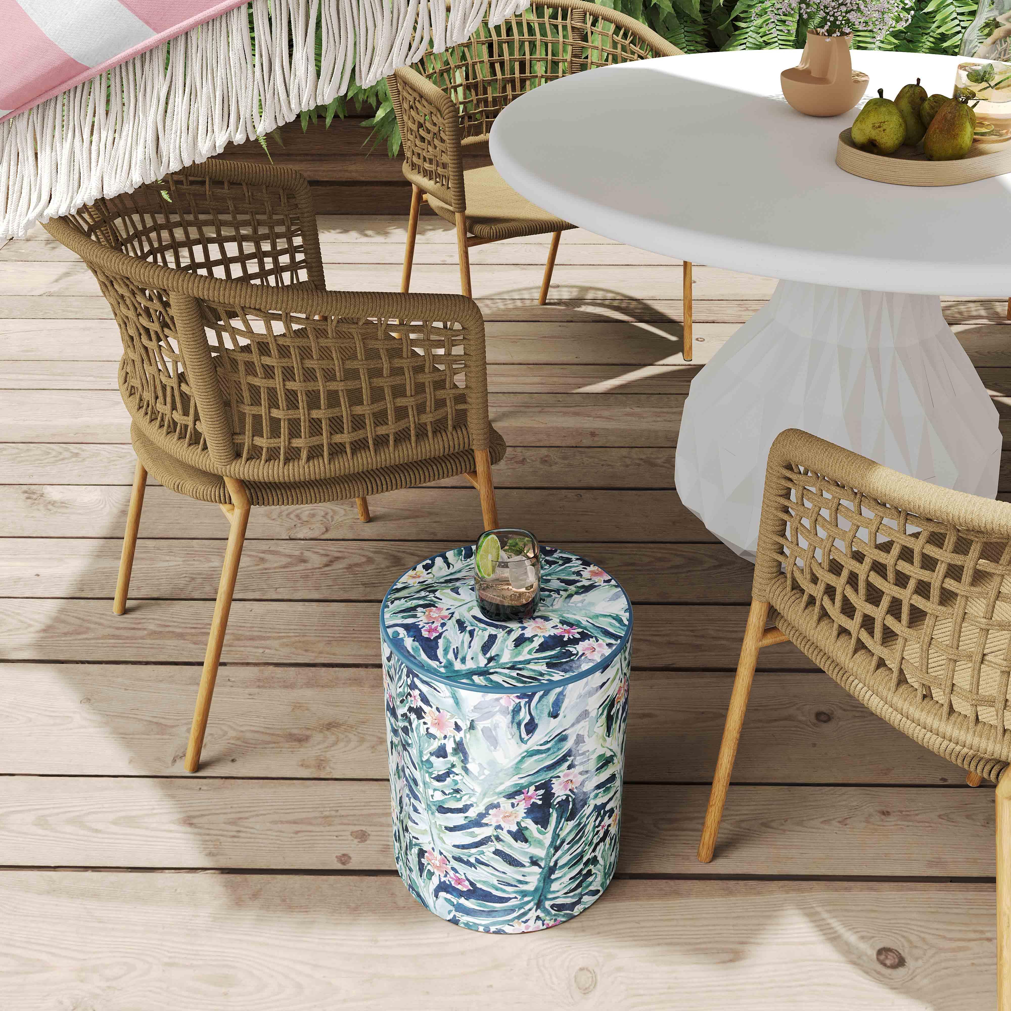 Taurus Ceramic Indoor/Outdoor Stool - Image 2
