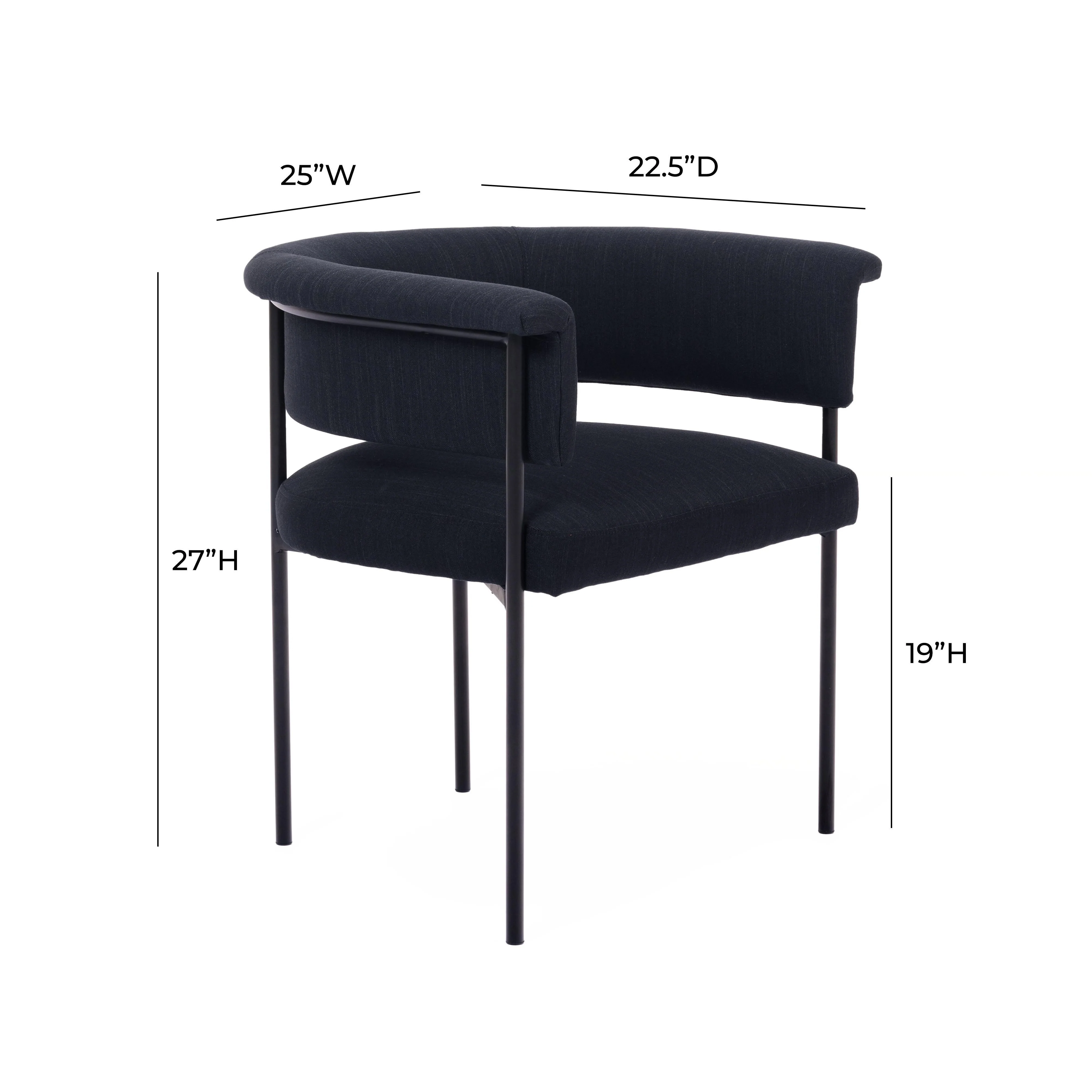 Taylor Performance Linen Dining Chair - Image 14
