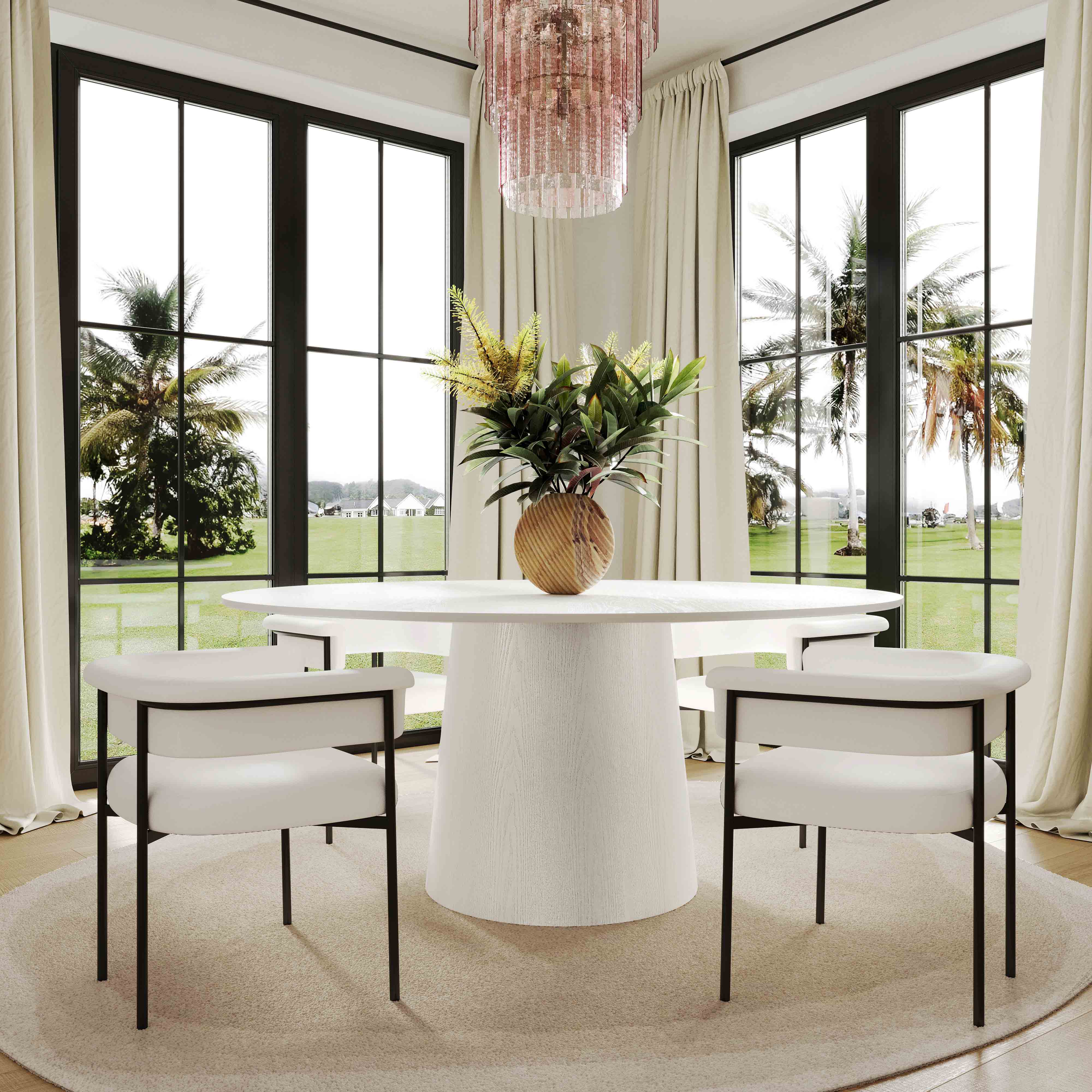 Taylor Performance Linen Dining Chair - Image 2