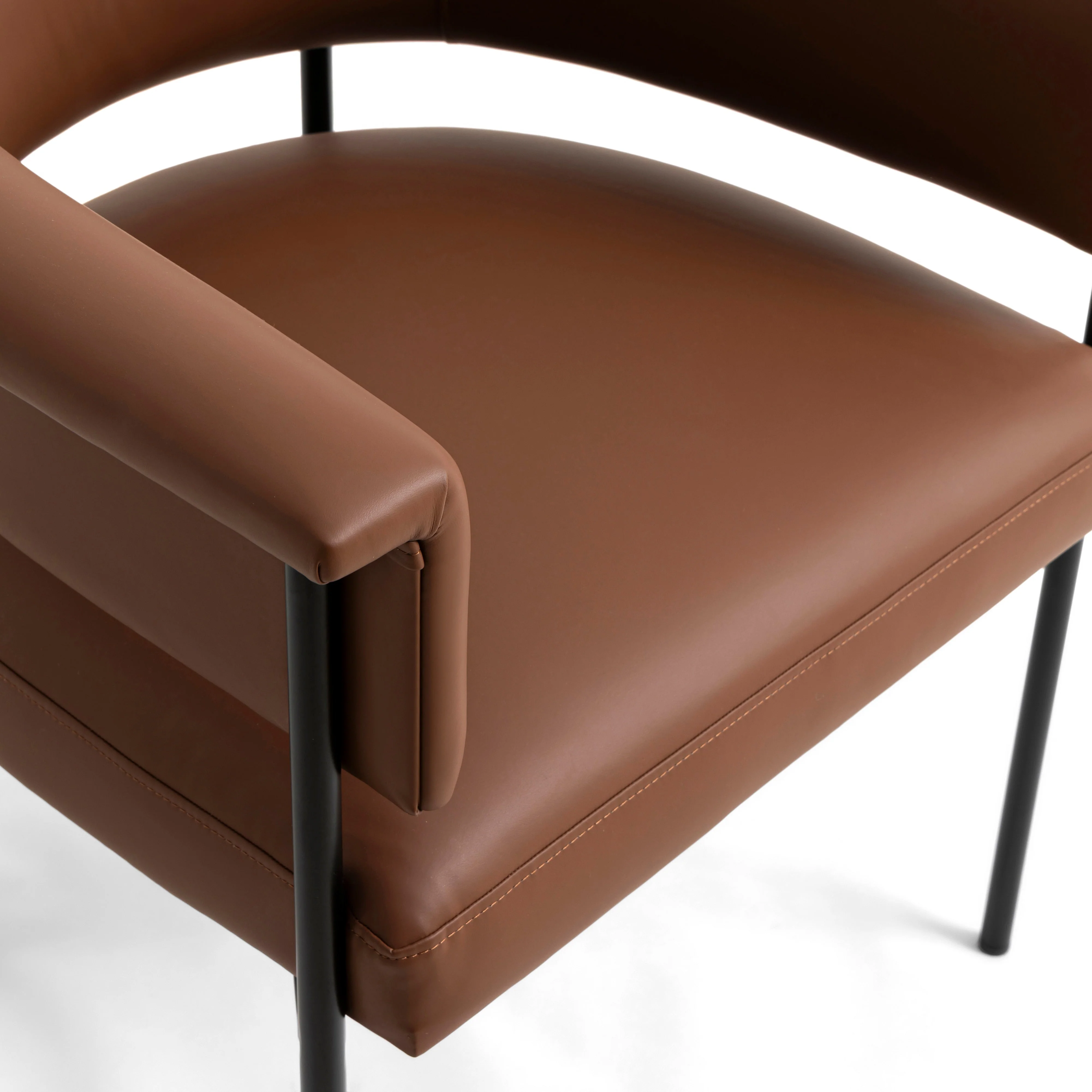 Taylor Performance Vegan Leather Dining Chair - Image 12