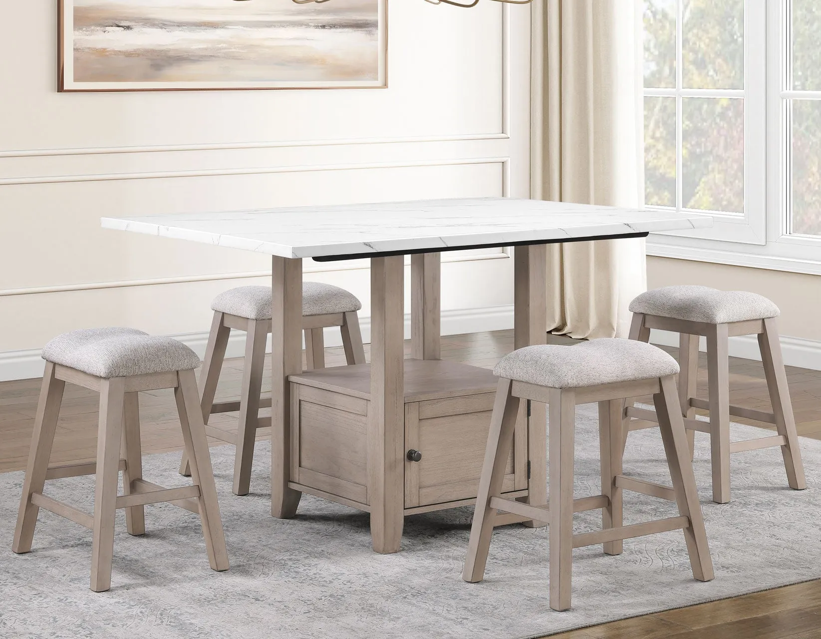 Taylor Tan/Gray 24″ Backless Counter Stool, Set of 2 - Image 10