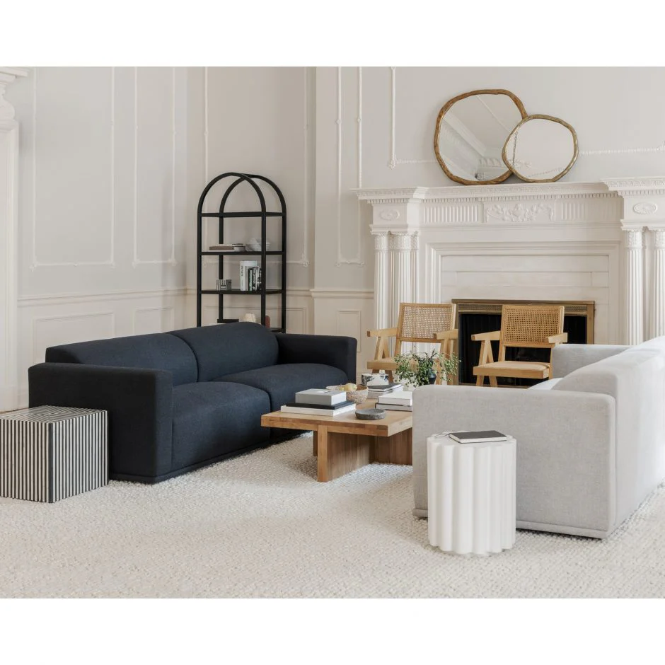 Terning Side Table Black and White - Image 2