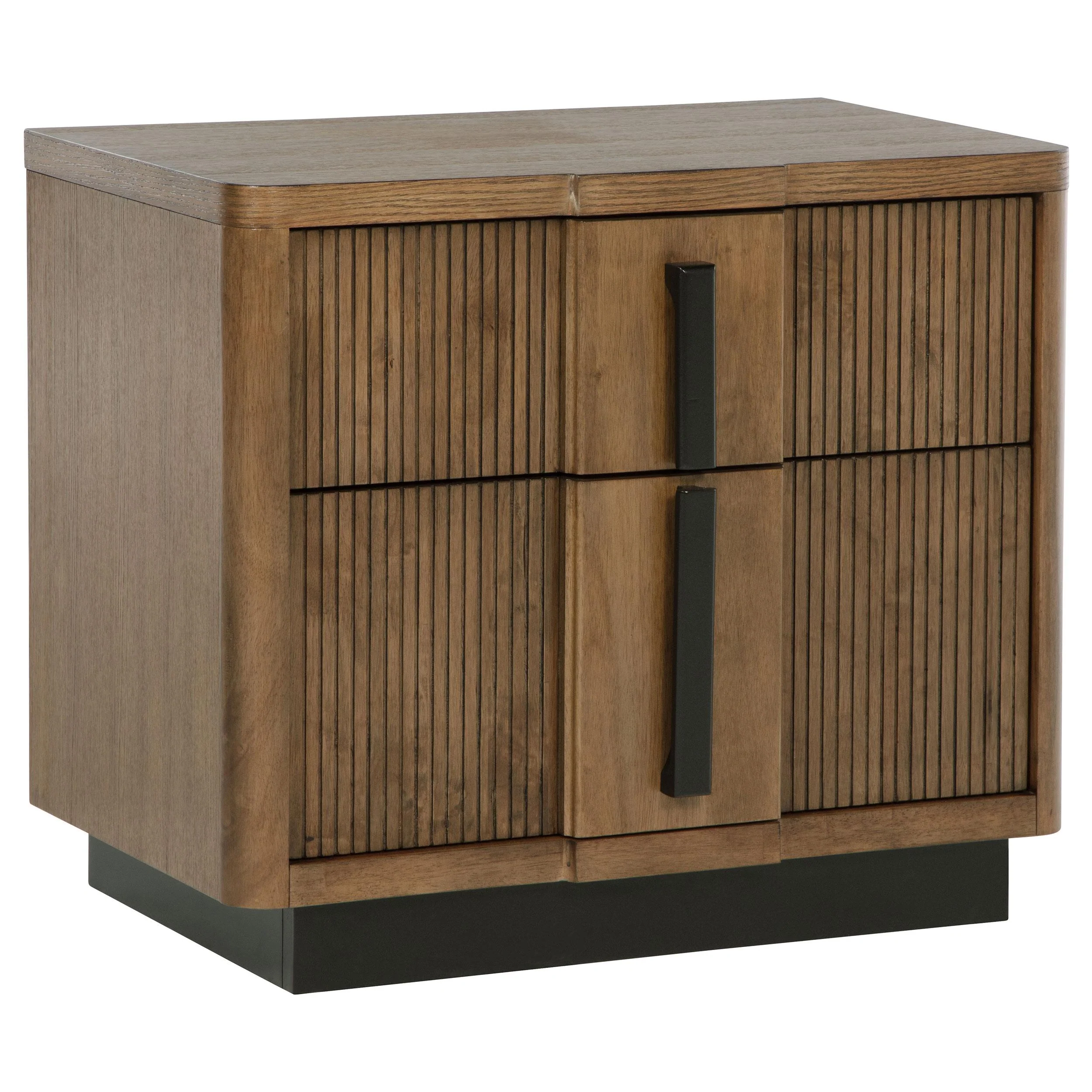 Terrace Ash Brown 2-Drawer Nightstand - Image 2