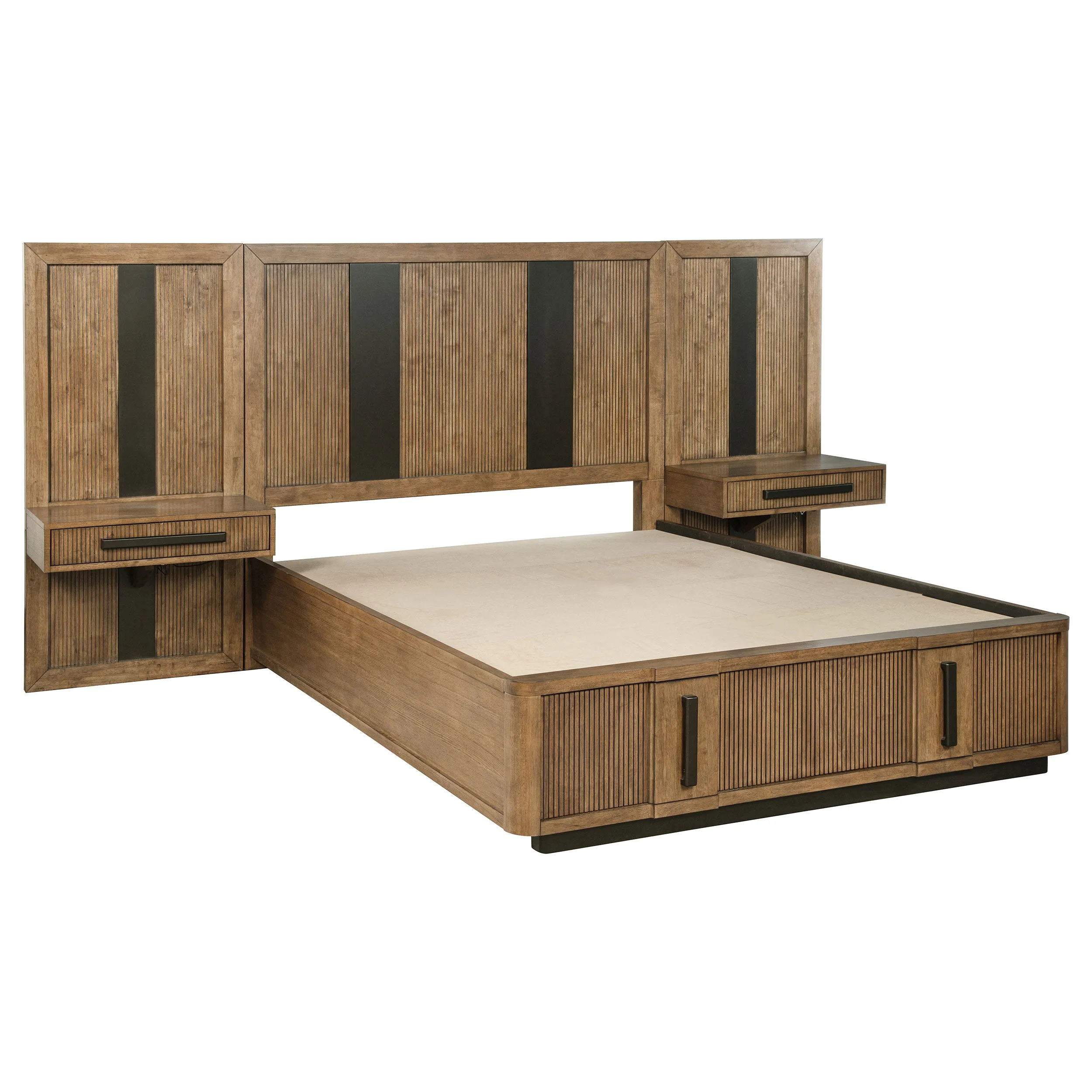 Terrace Ash Brown5-piece Eastern King Panel Bedroom Set - Image 3