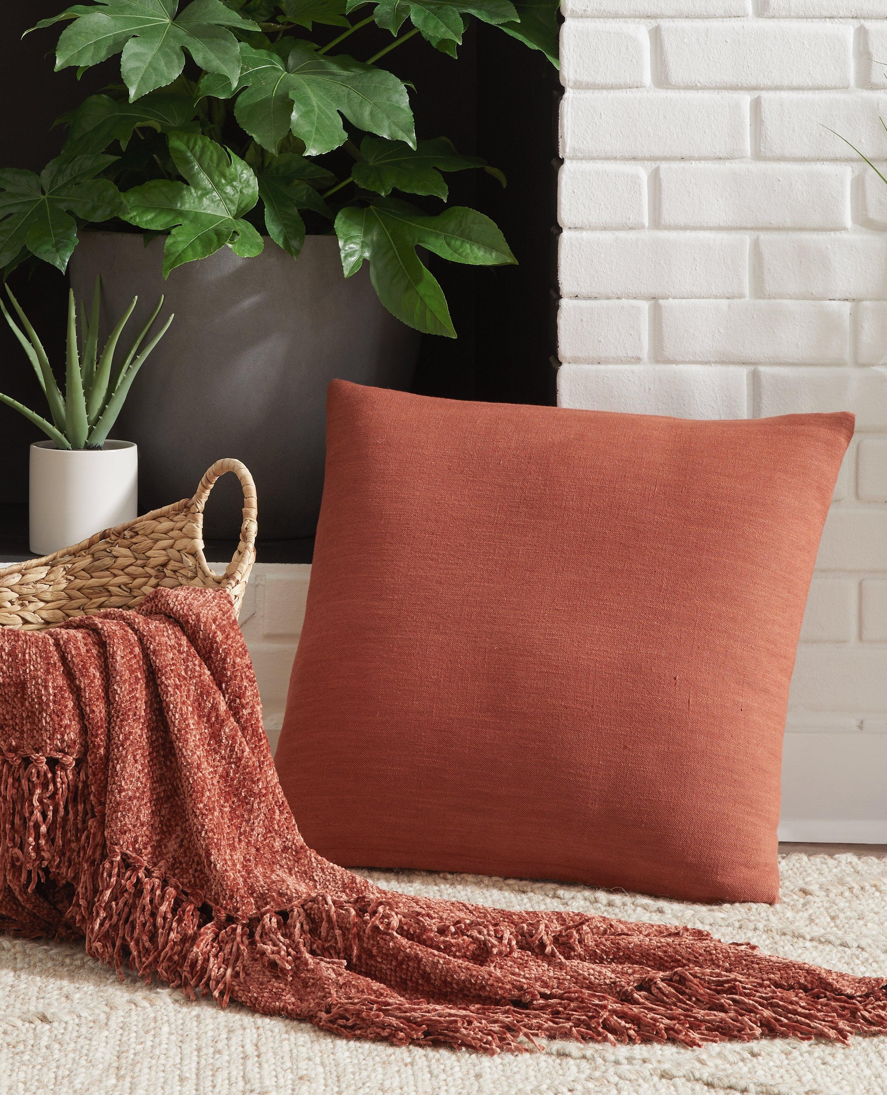 Thaneville Rust Pillow (Set of 4) - Image 5