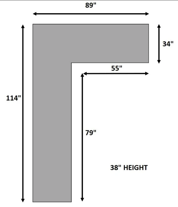 Thea Black 2-Piece Sectional - Image 3