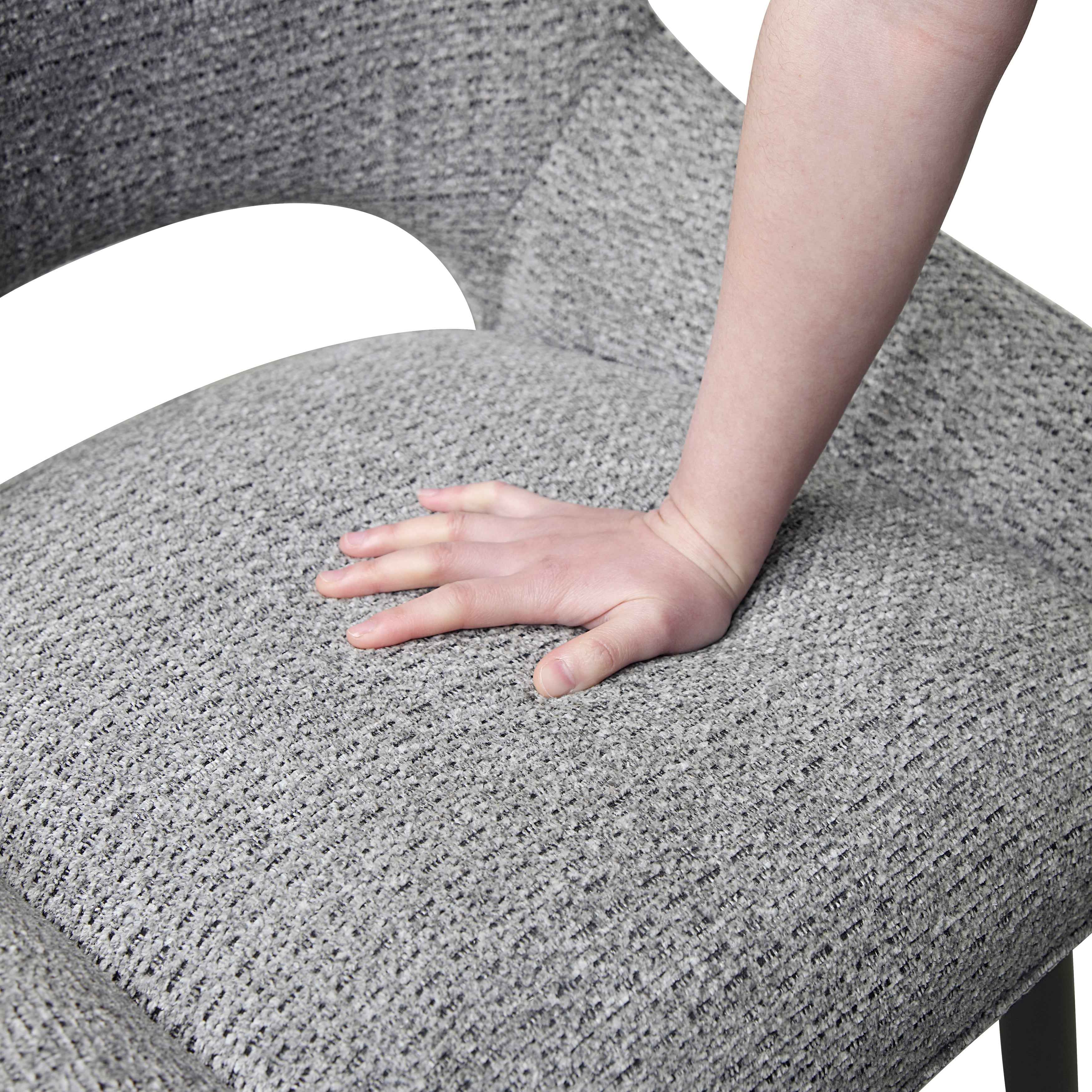 Thea Gray Side Chair, Set of 2 - Image 7