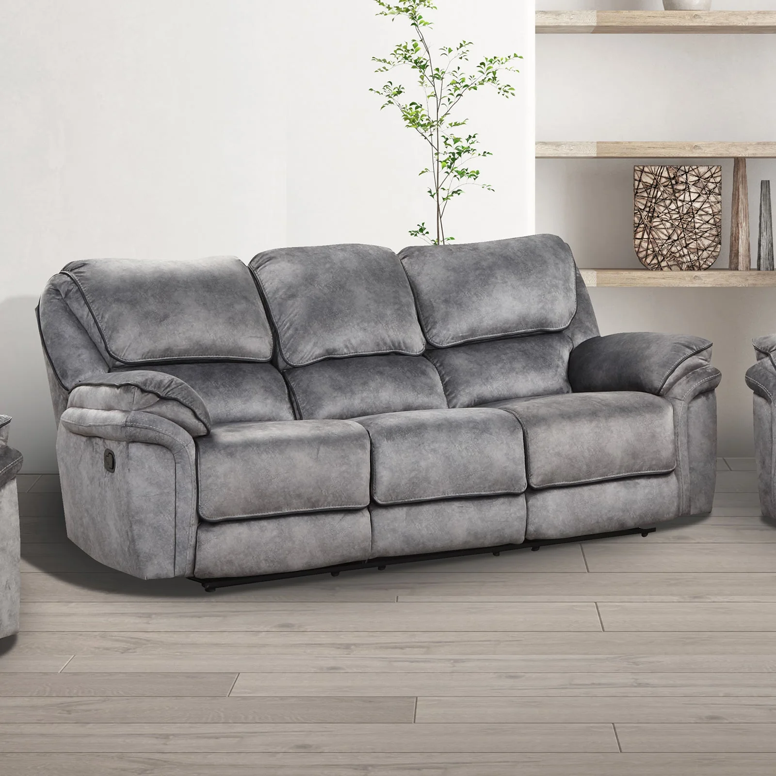 Themis Gray Sofa & Loveseat - Image 3