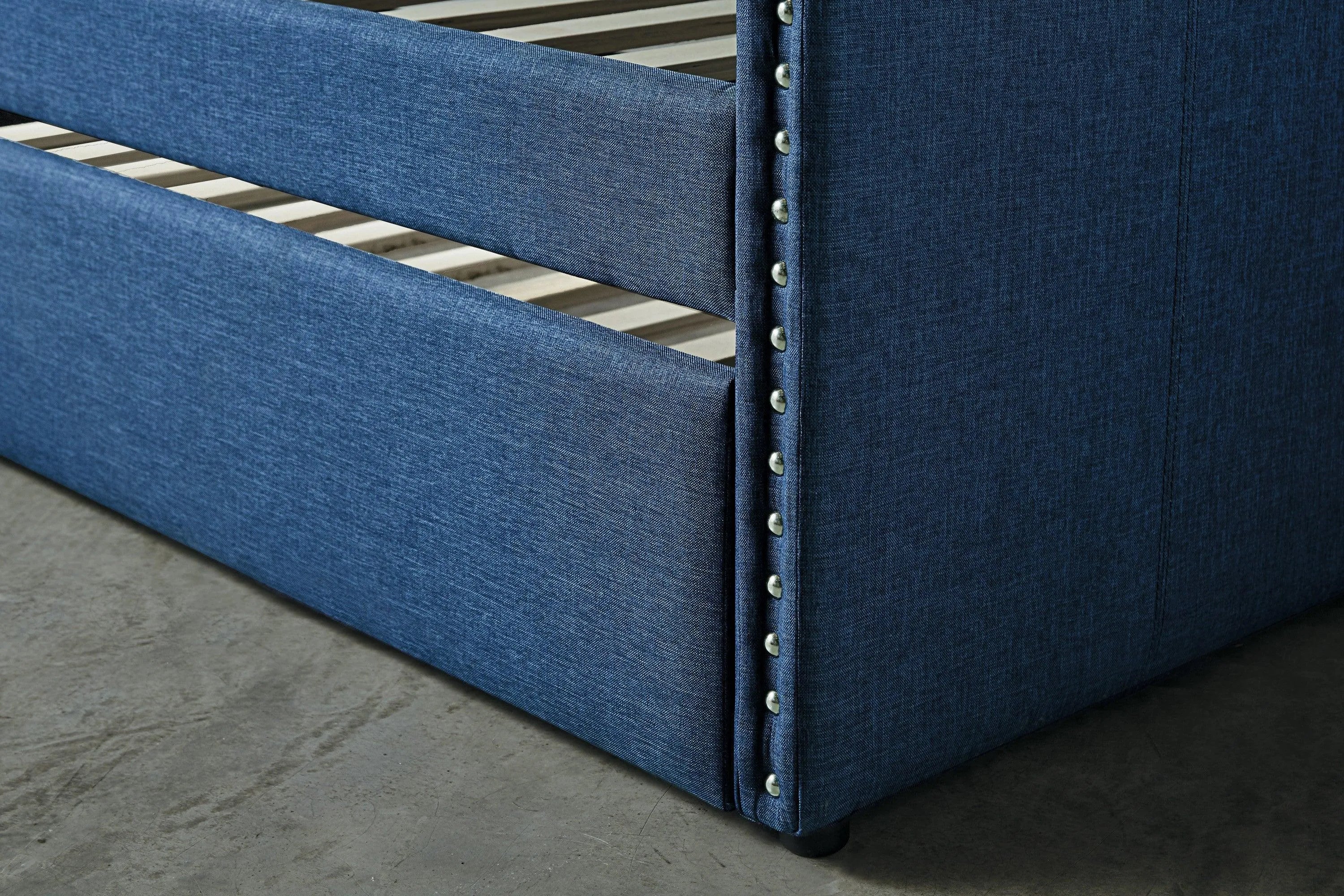Therese Blue Daybed with Trundle - Image 5