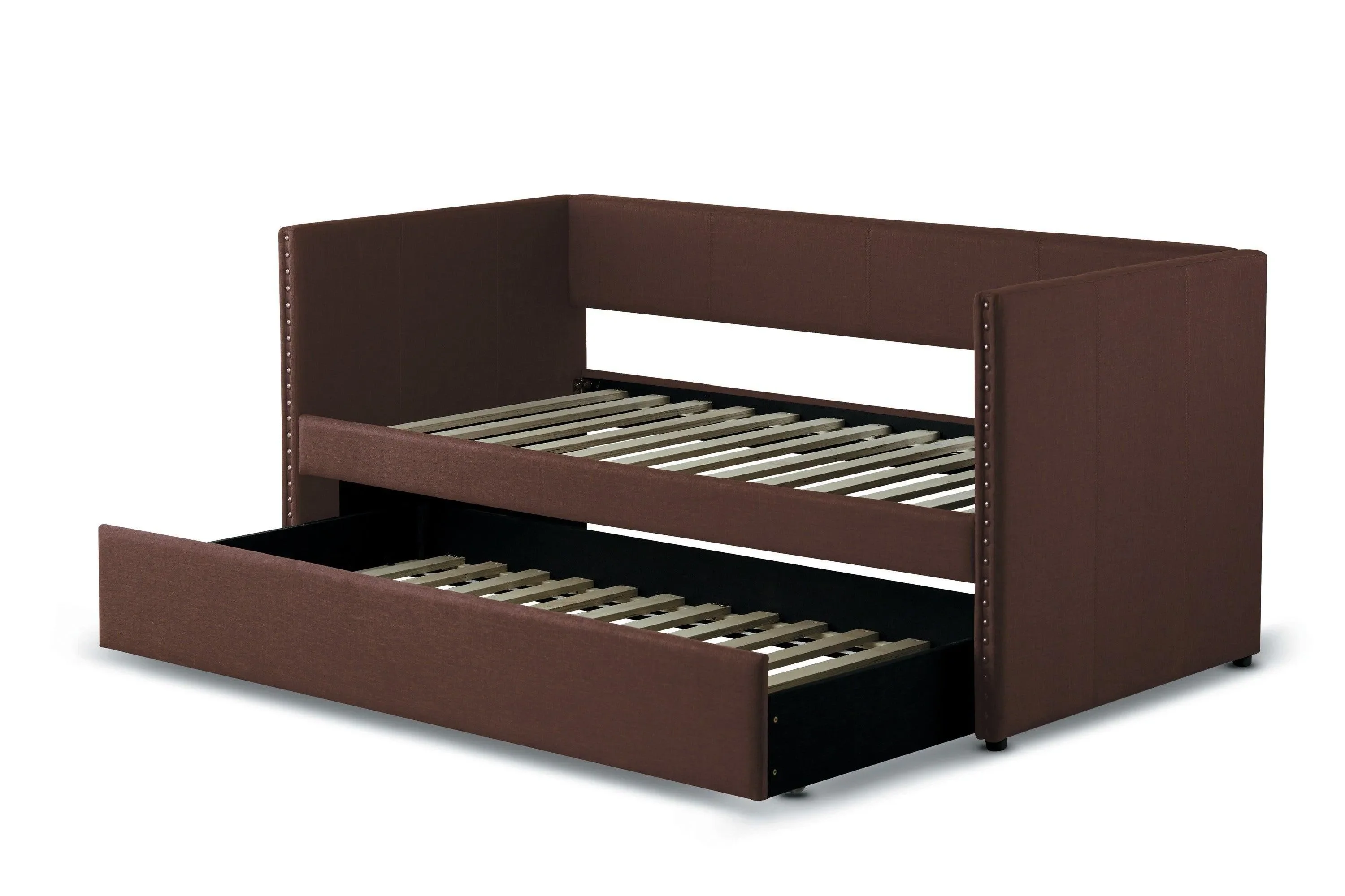 Therese Chocolate Daybed with Trundle - Image 4