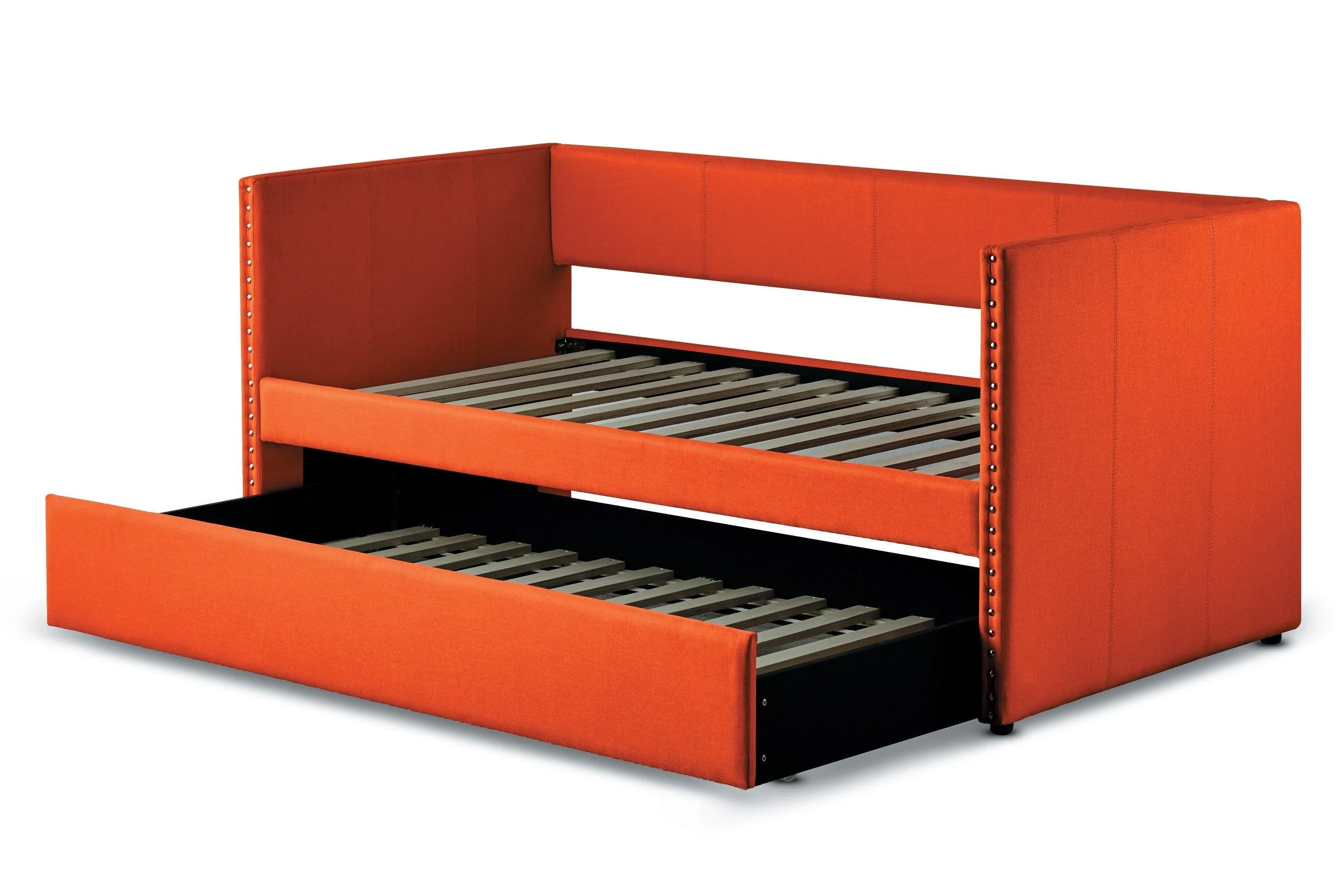 Therese Orange Daybed with Trundle - Image 3