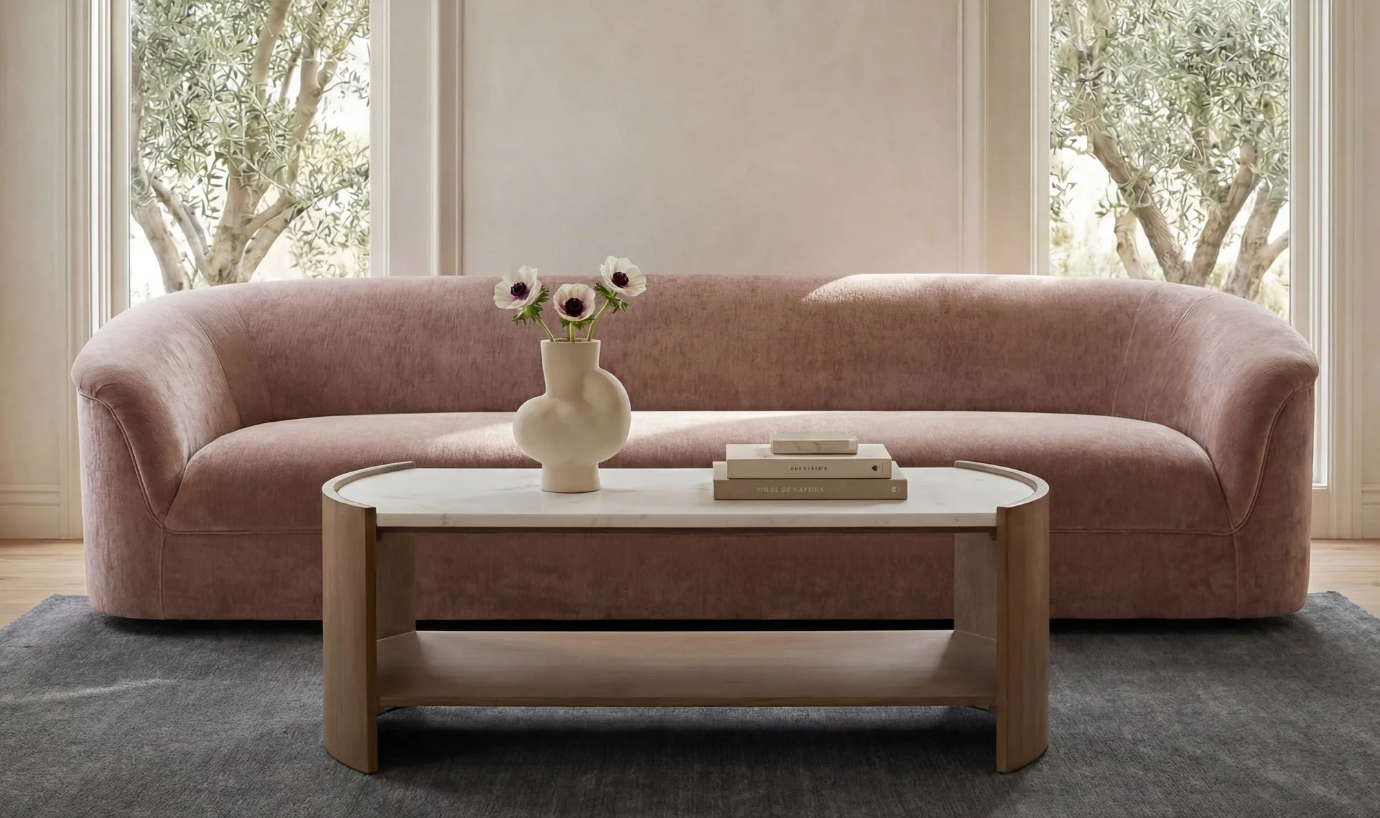 Thora Sofa Blush - Image 3