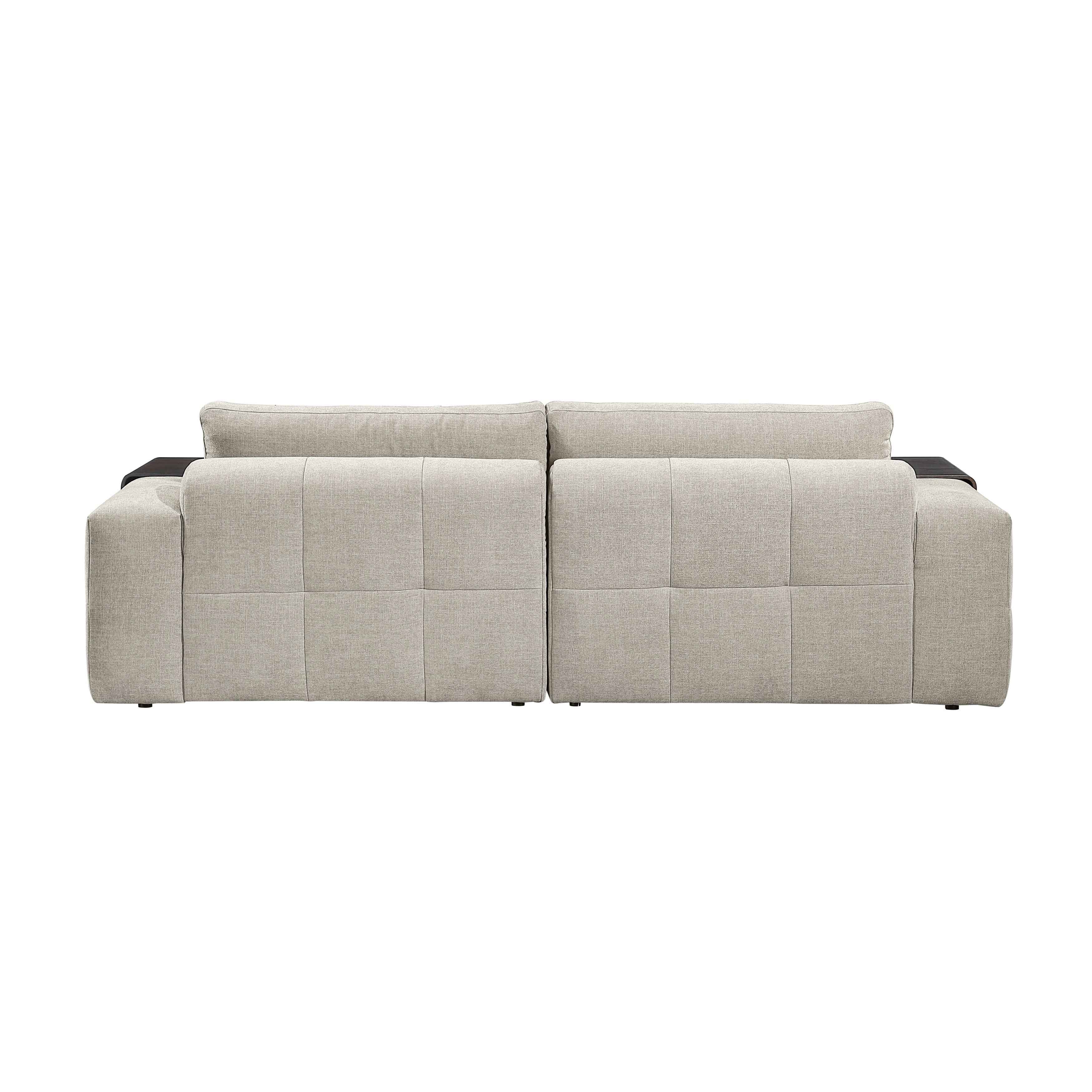 Tidal Taupe Modular Loveseat - Image 4