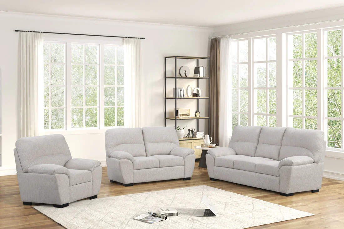 Tiffany Stone Fabric Living Room Set
