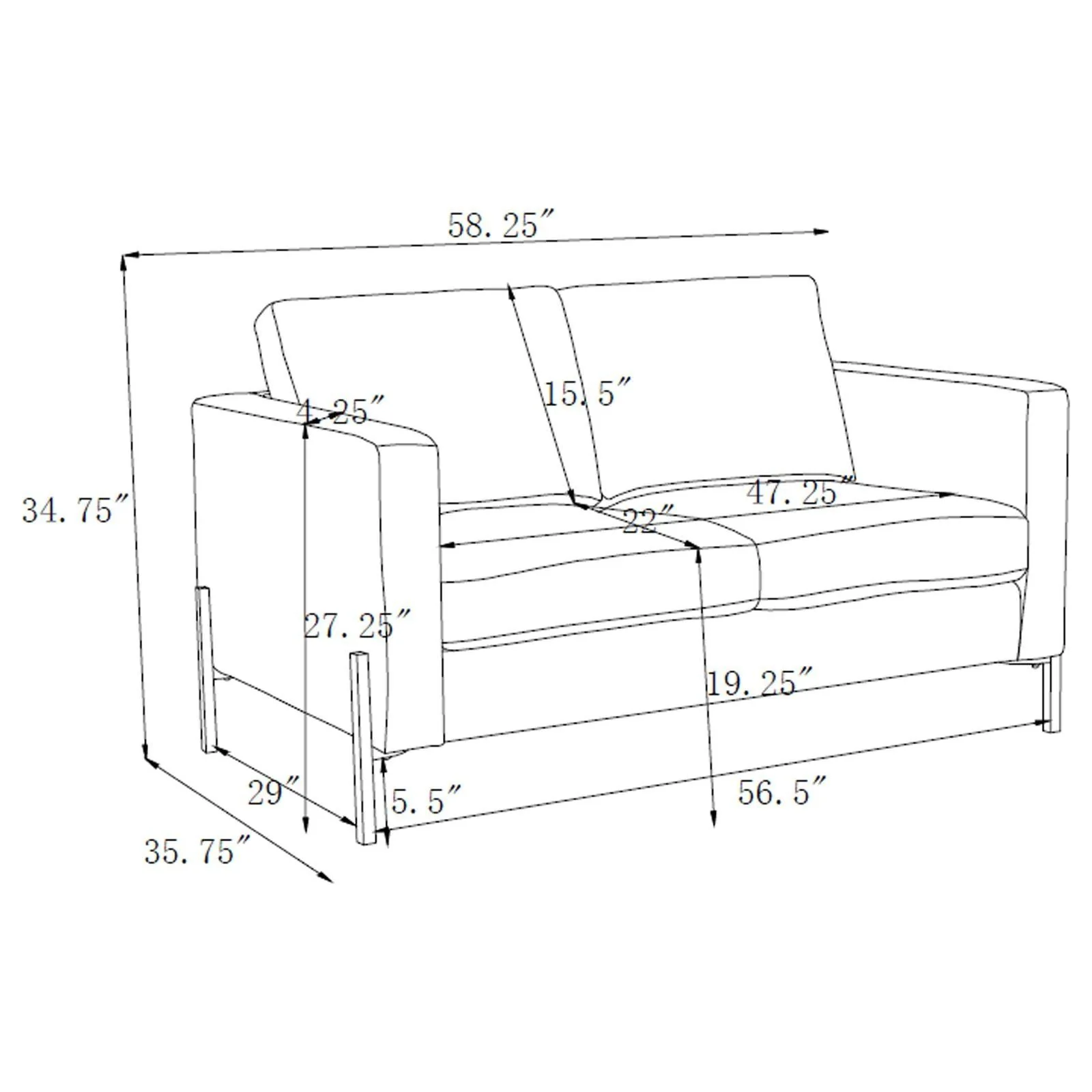 Tilly Oatmeal 3-piece Upholstered Track Arms Sofa Set - Image 13