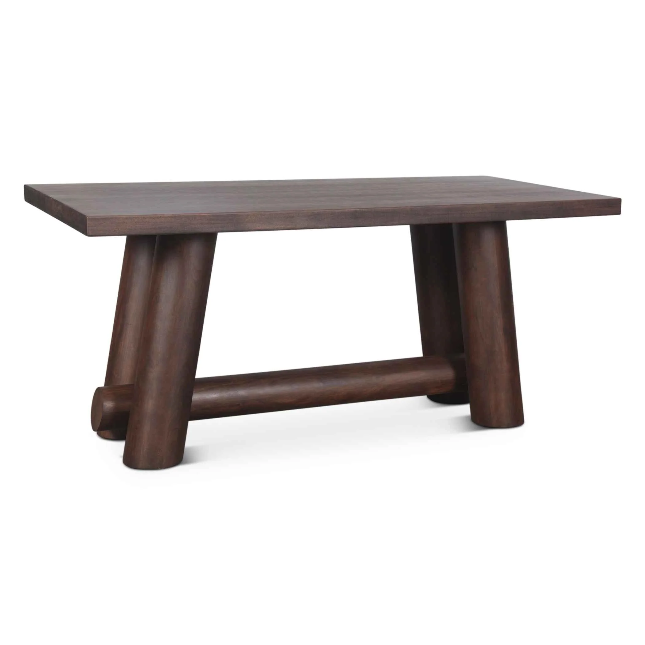 Timbers Barrel 80" Gathering Table in Vinegar Acacia