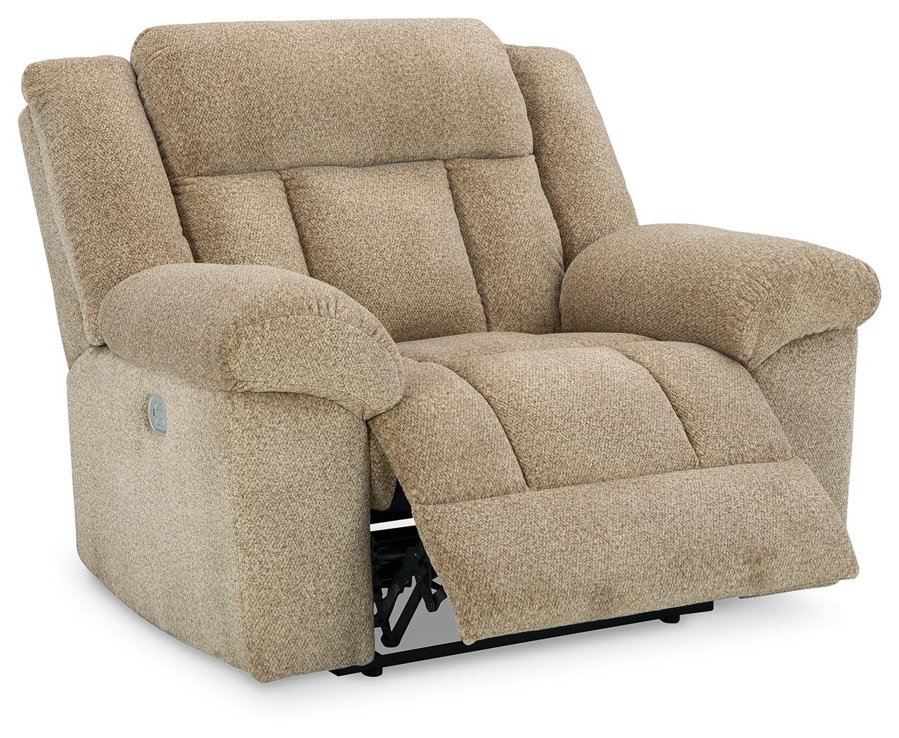 Tip-Off Wheat Oversized Dual Power Recliner - Image 2