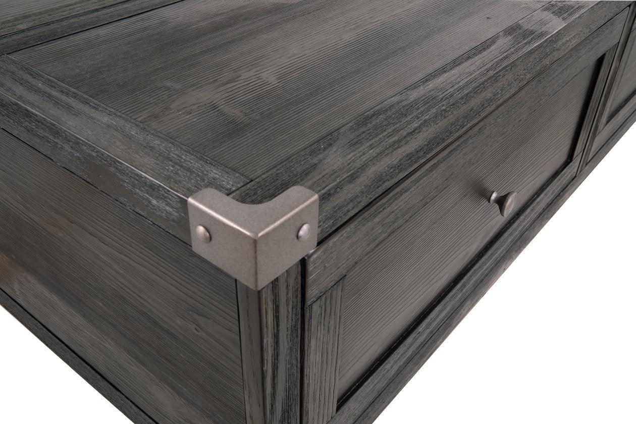 Todoe Dark Gray Coffee Table with Lift Top - Image 16