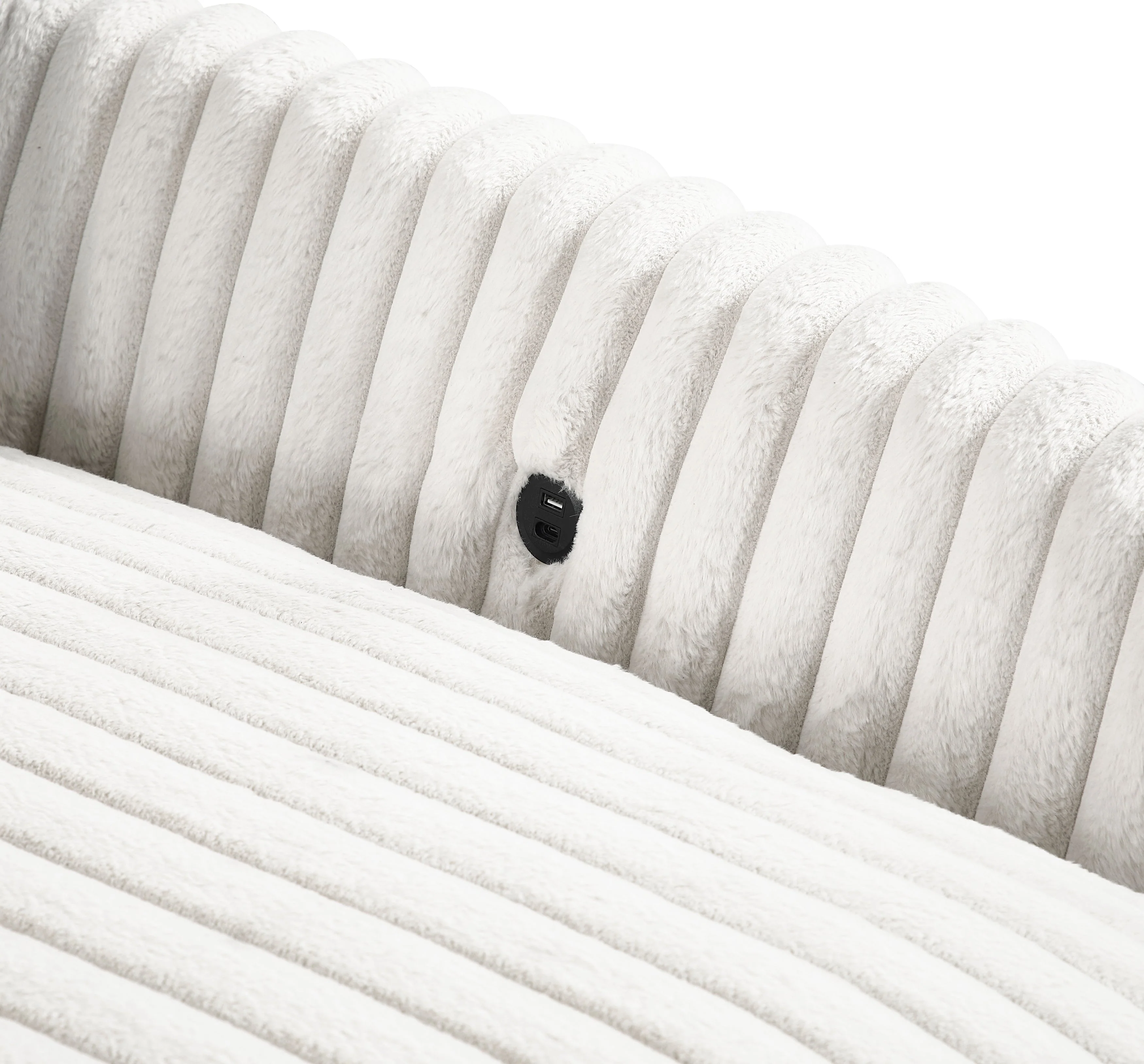 Tomball Beige Oversized Chaise Lounge - Image 7