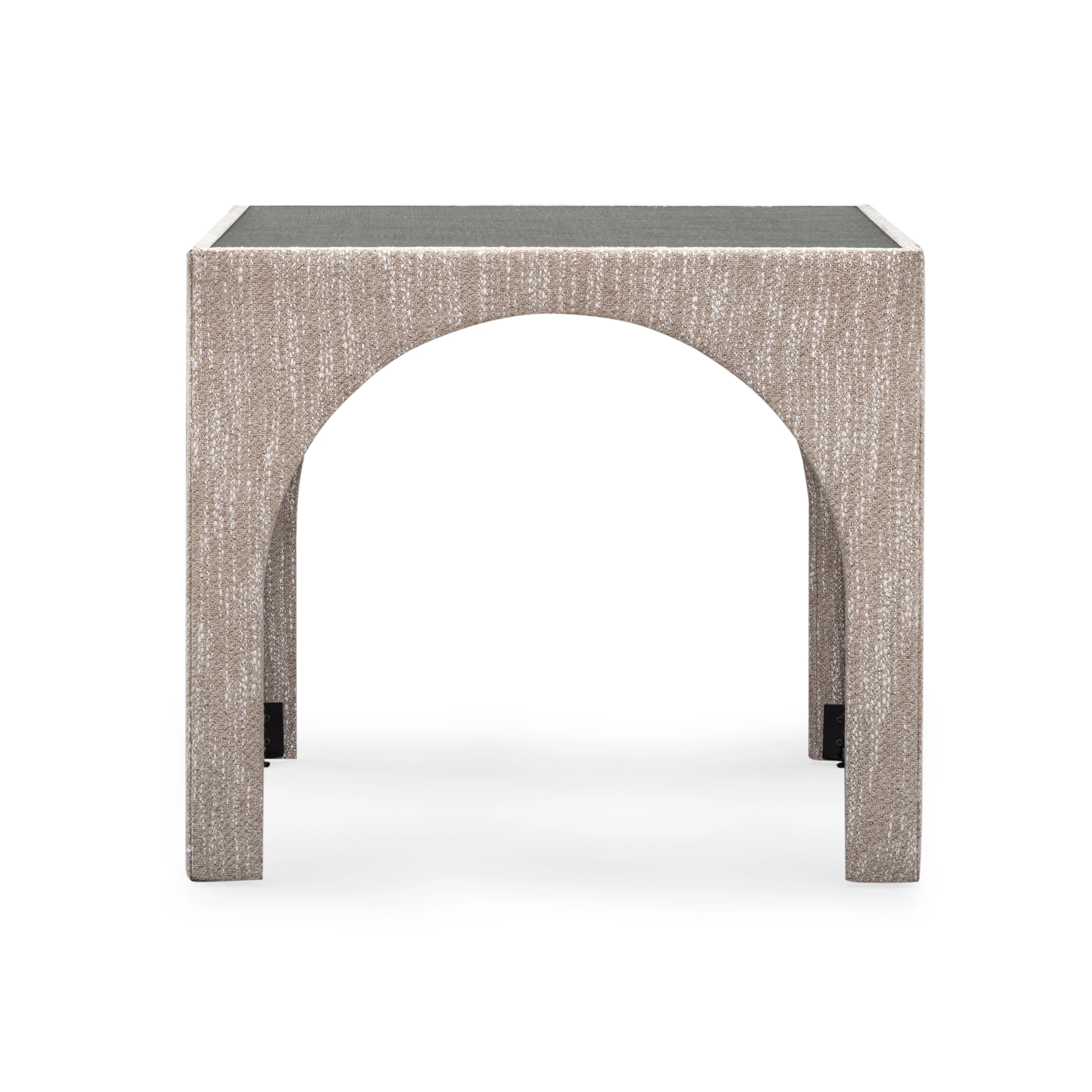 Tomlin Performance Chenille Game Table and Two Ottomans Set - Image 14