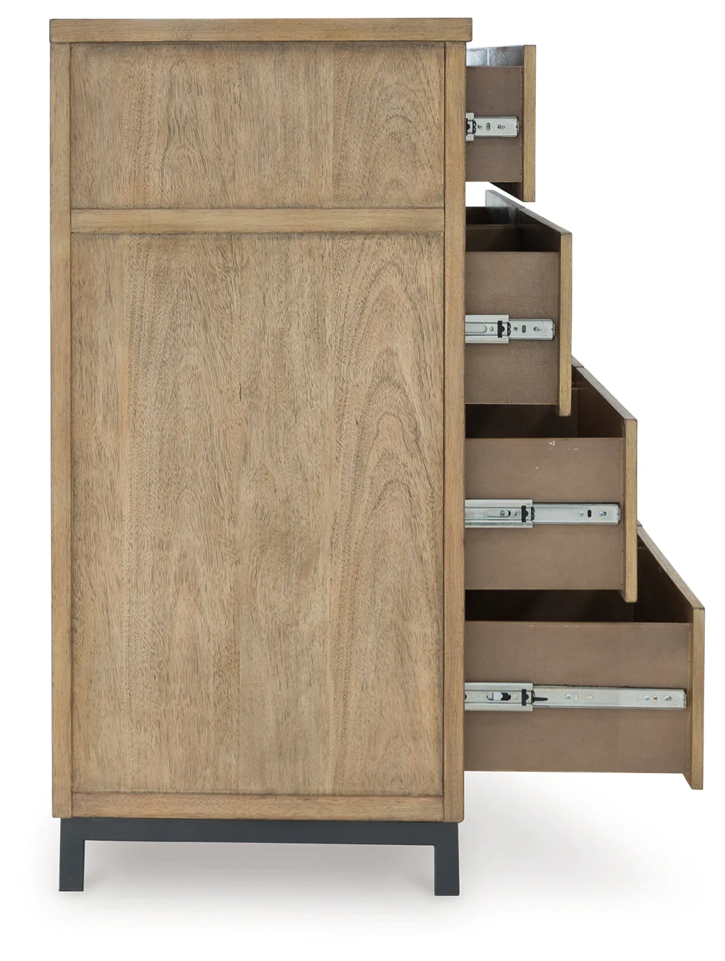 Tomtyn Light Brown Upholstered Platform Bedroom Set - Image 12