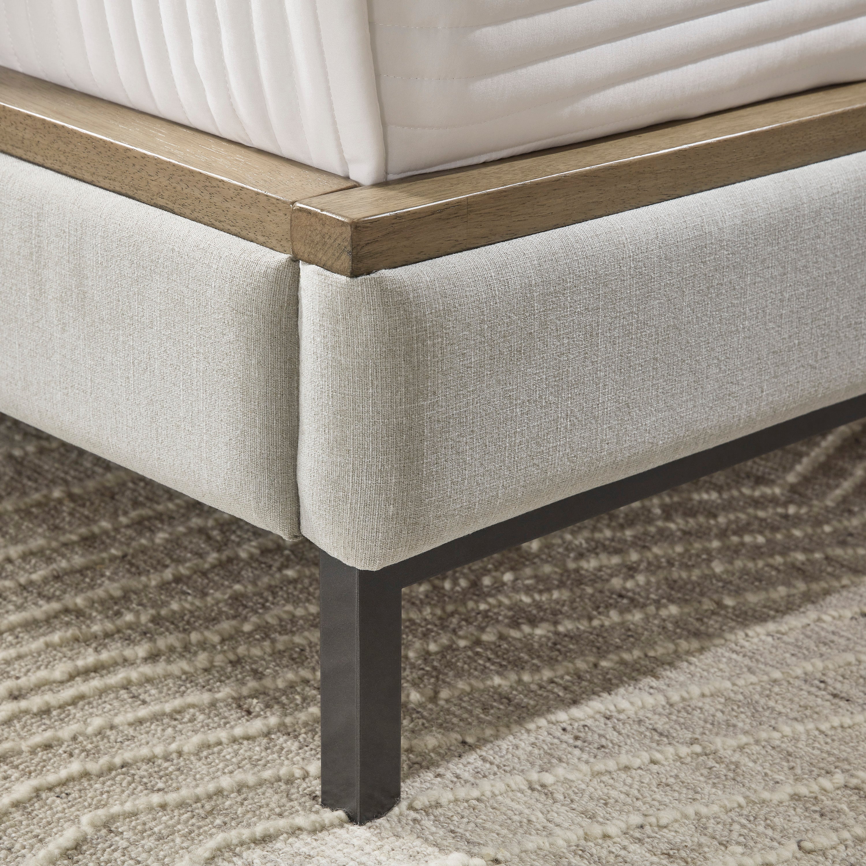 Tomtyn Light Brown Upholstered Platform Bedroom Set - Image 8