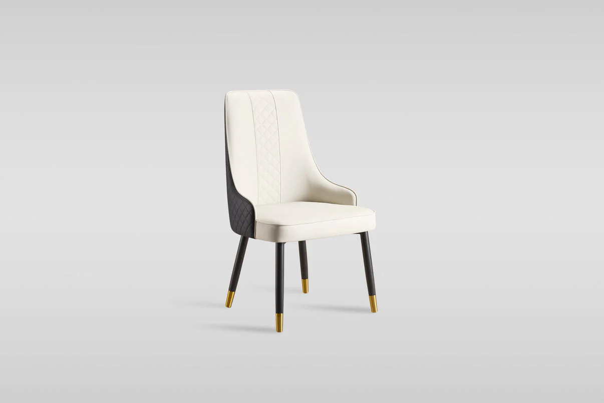 Toni (Beige/Black) Dining Chair