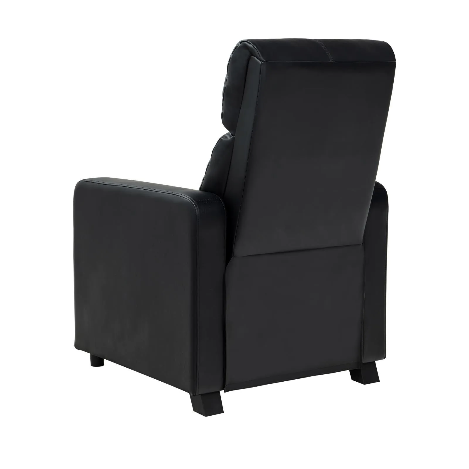 Toohey Black Upholstered Tufted Recliner Living Room Set - Image 6