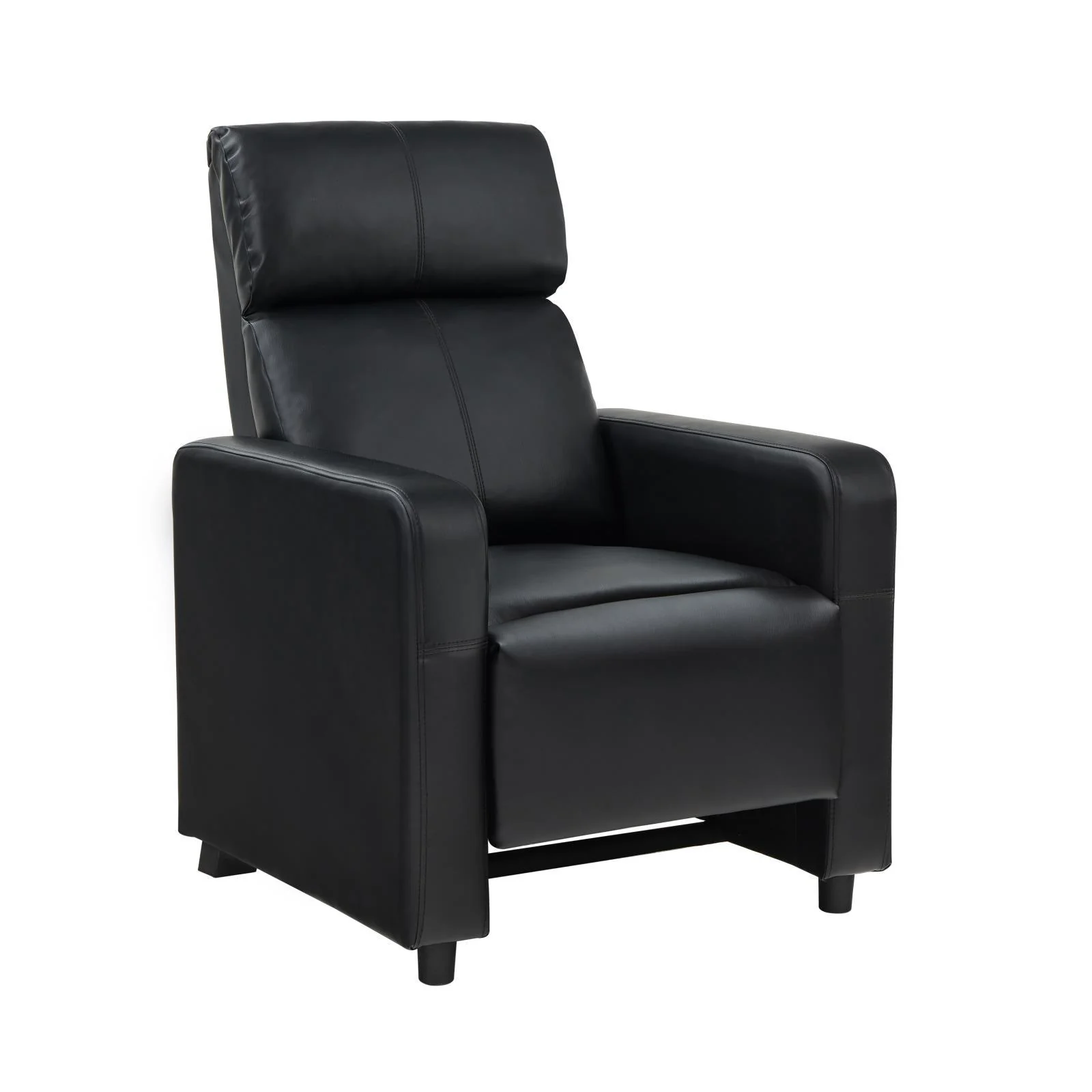 Toohey Black Upholstered Tufted Recliner Living Room Set - Image 2