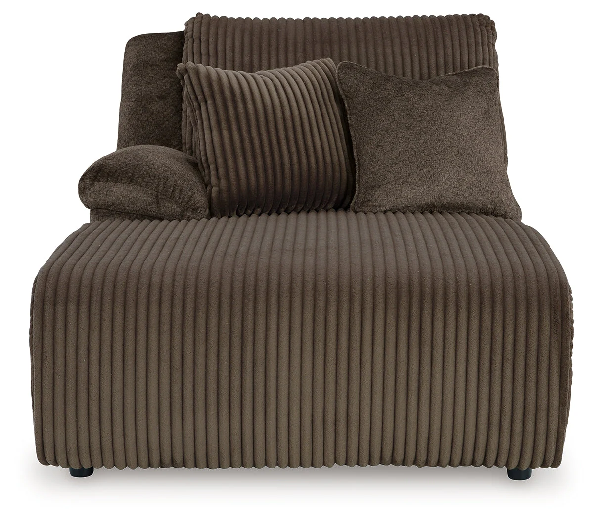 Top Tier Chocolate 4-Piece LAF Chaise Reclining Sectional - Image 2