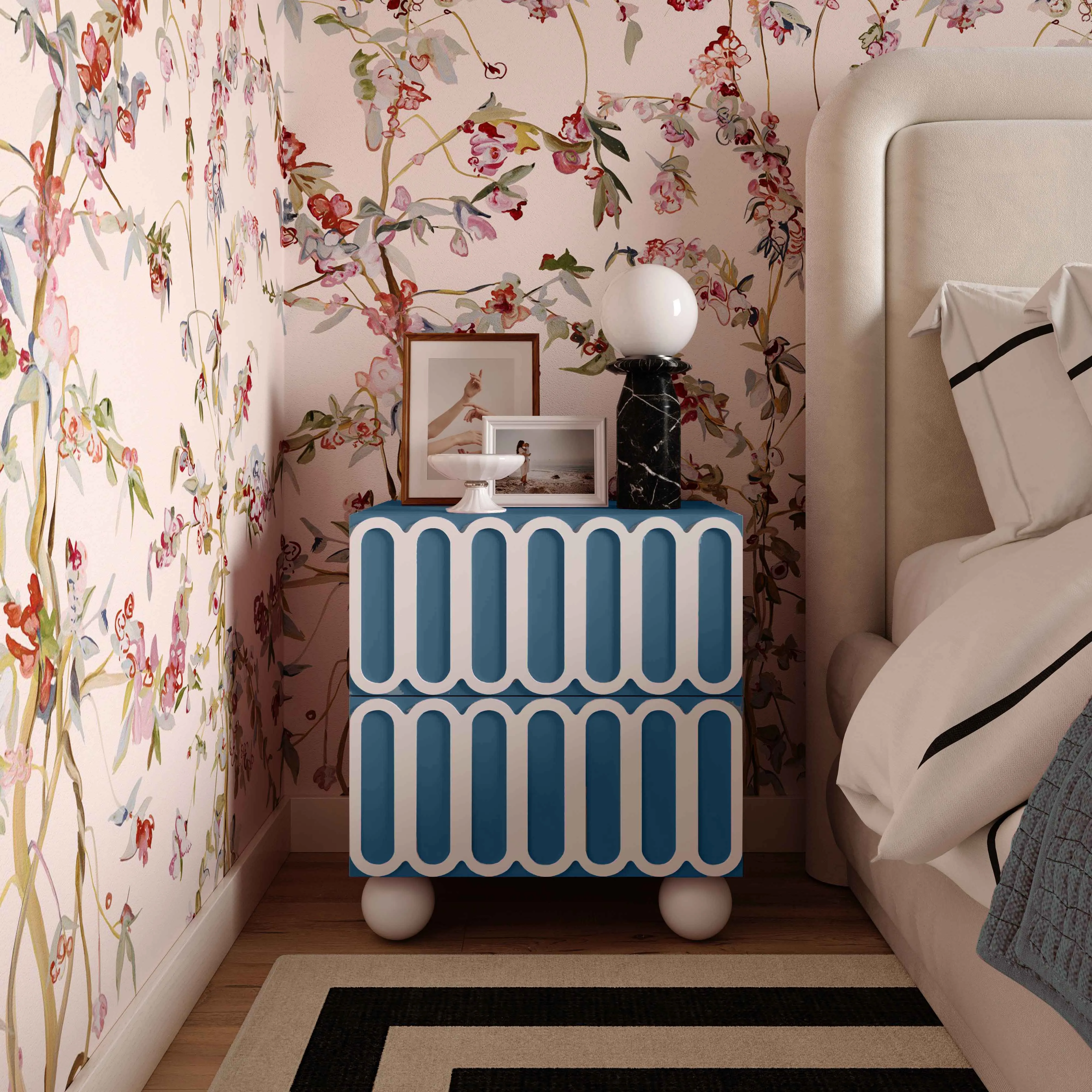 Tori Motif 2-Drawer Nightstand - Image 20
