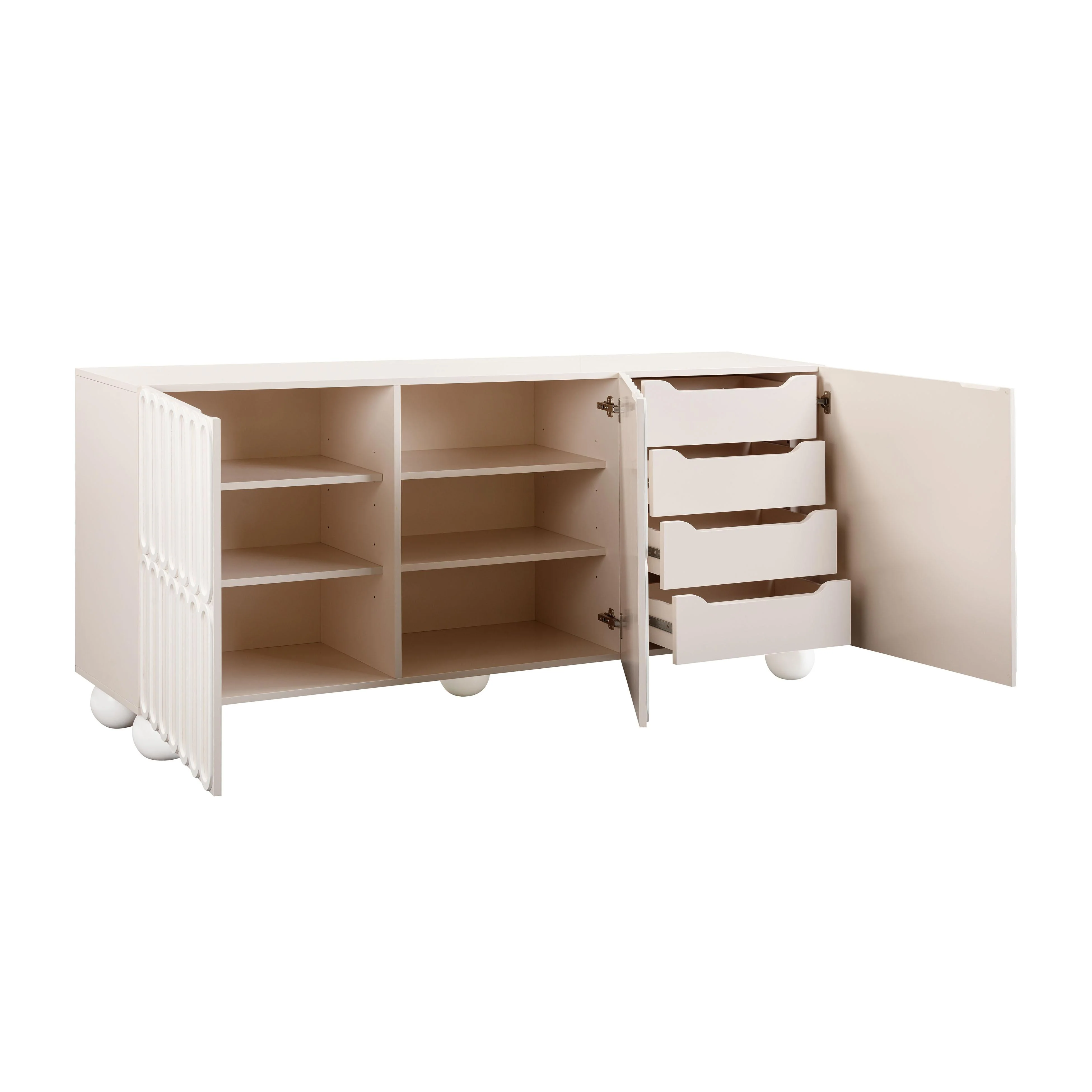 Tori Motif Taupe Buffet - Image 4