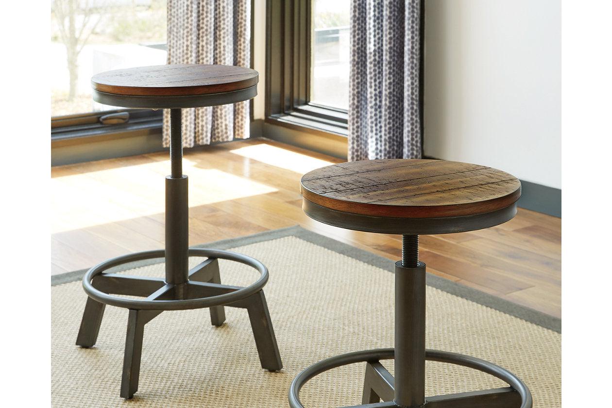 Torjin Brown/Gray Counter Height Stool, Set of 2 - Image 4
