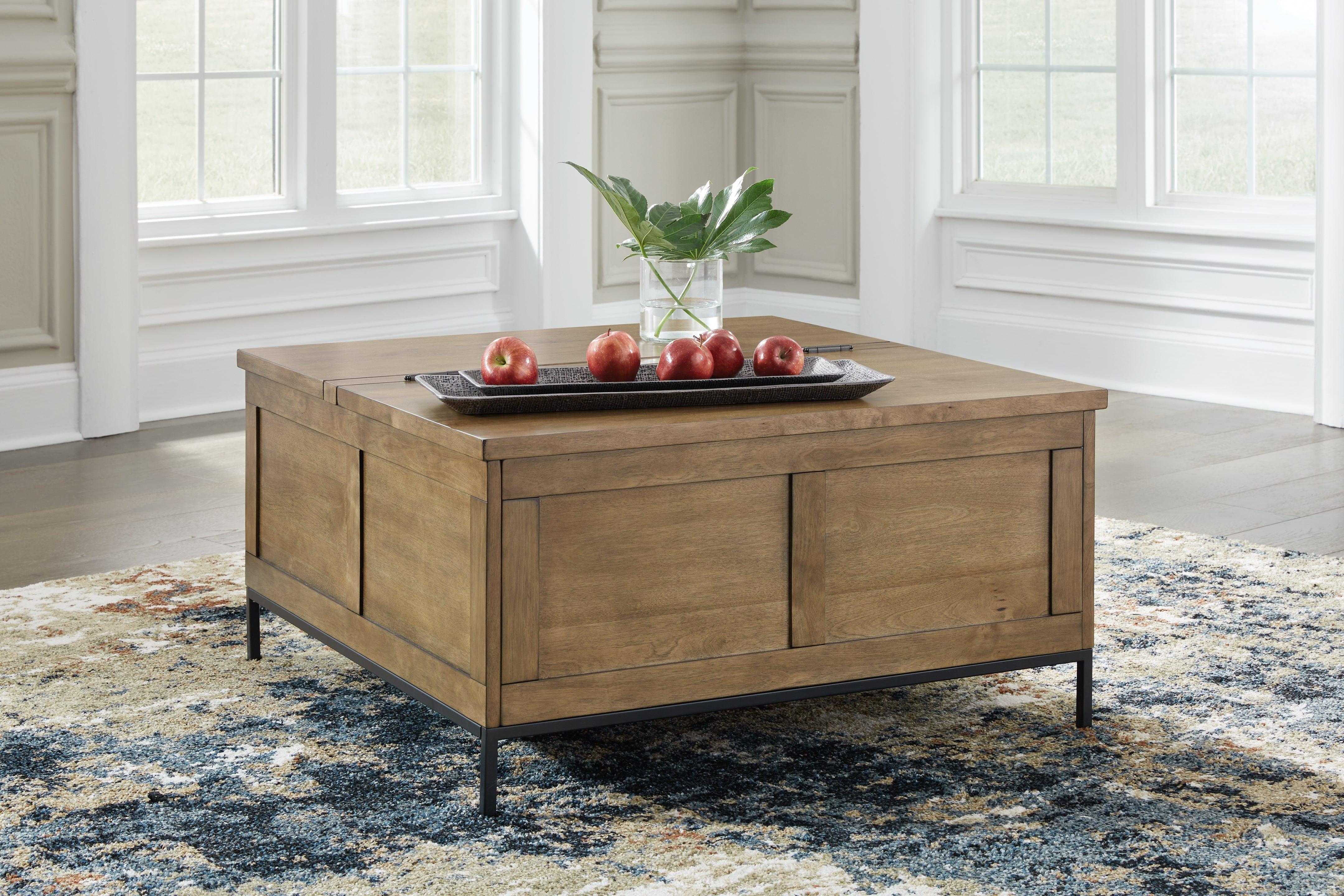 Torlanta Brown Lift-Top Coffee Table - Image 10