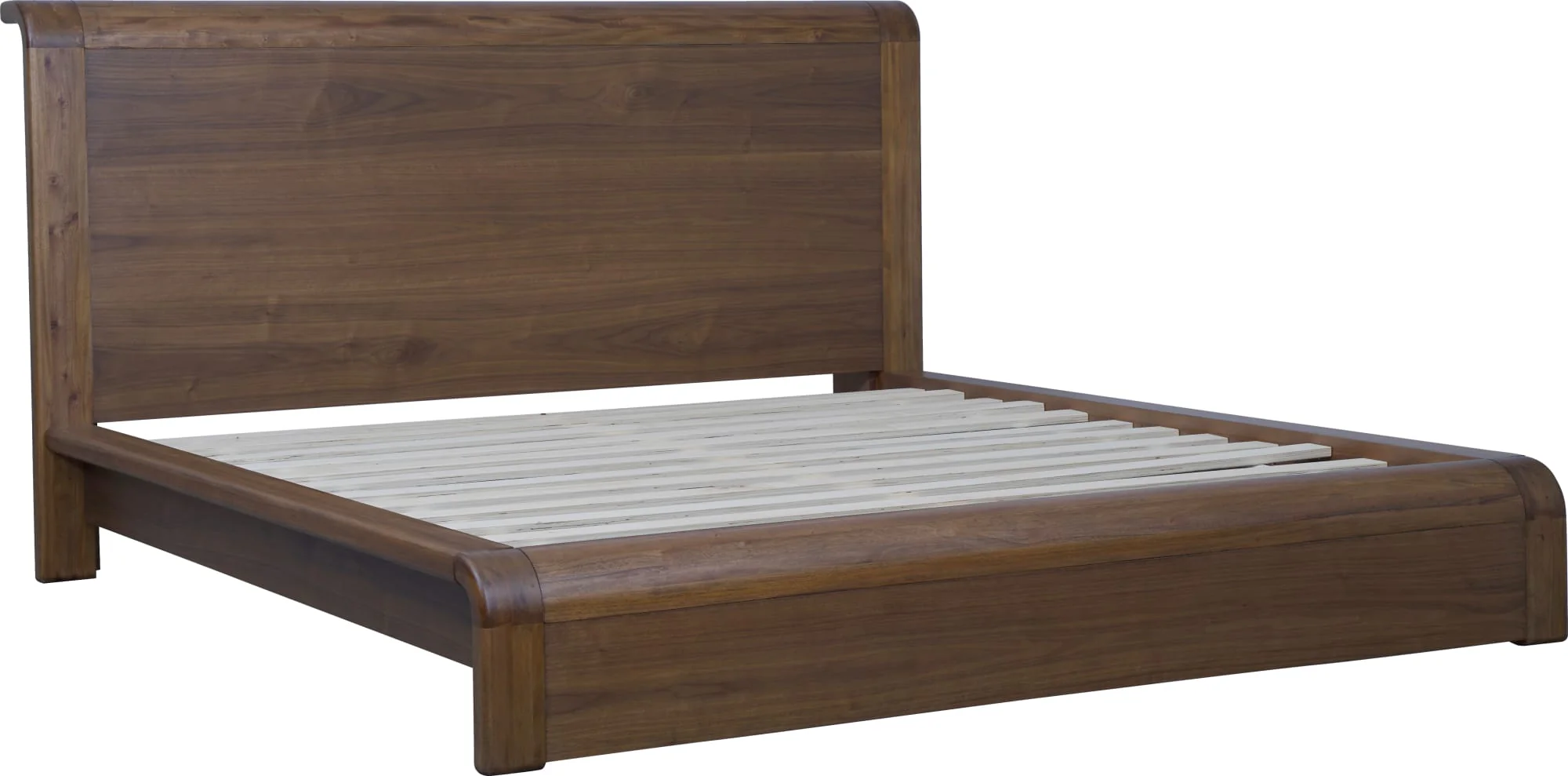 Totes English Walnut King Platform Bed - Image 6