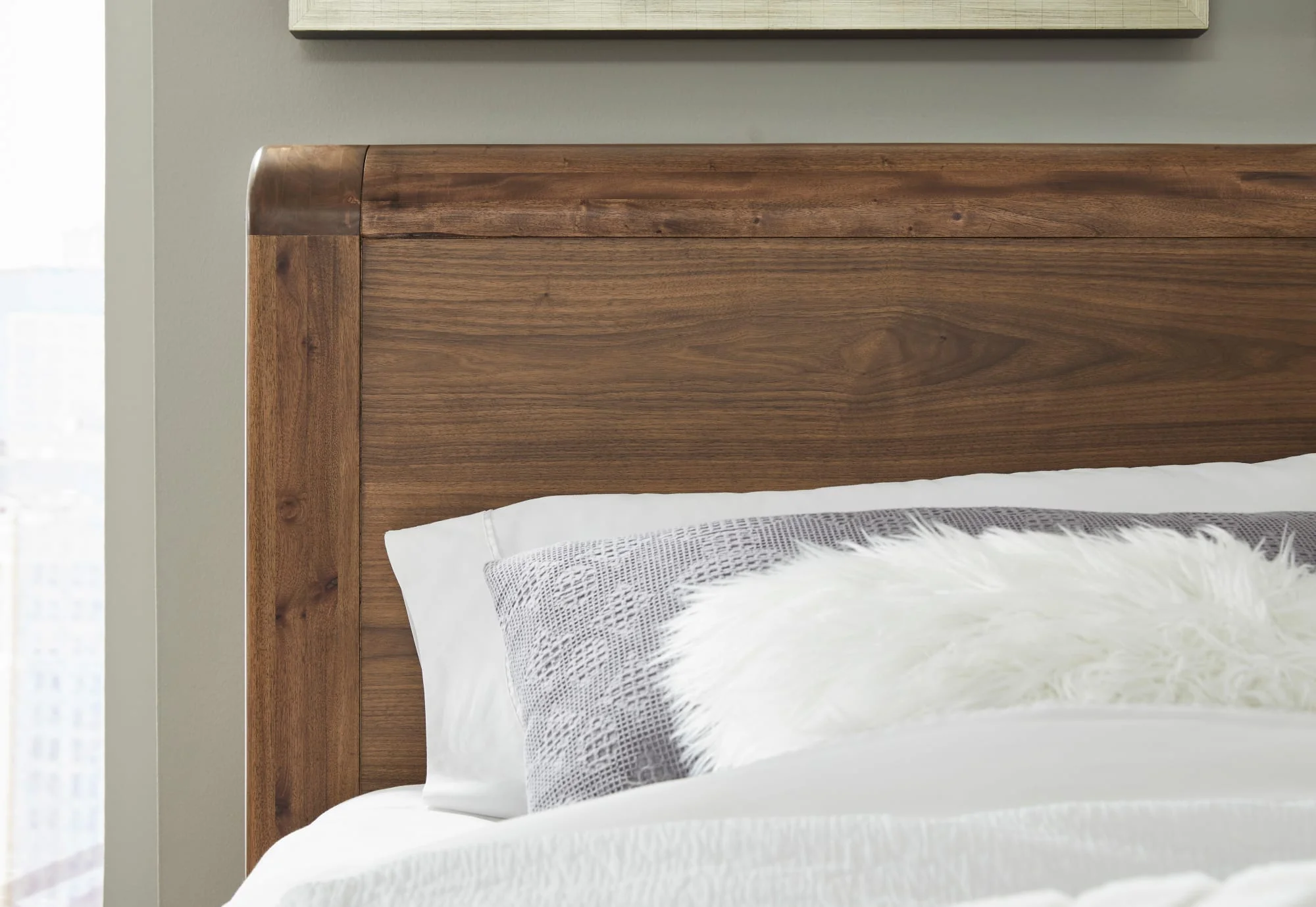 Totes English Walnut Queen Platform Bed - Image 2