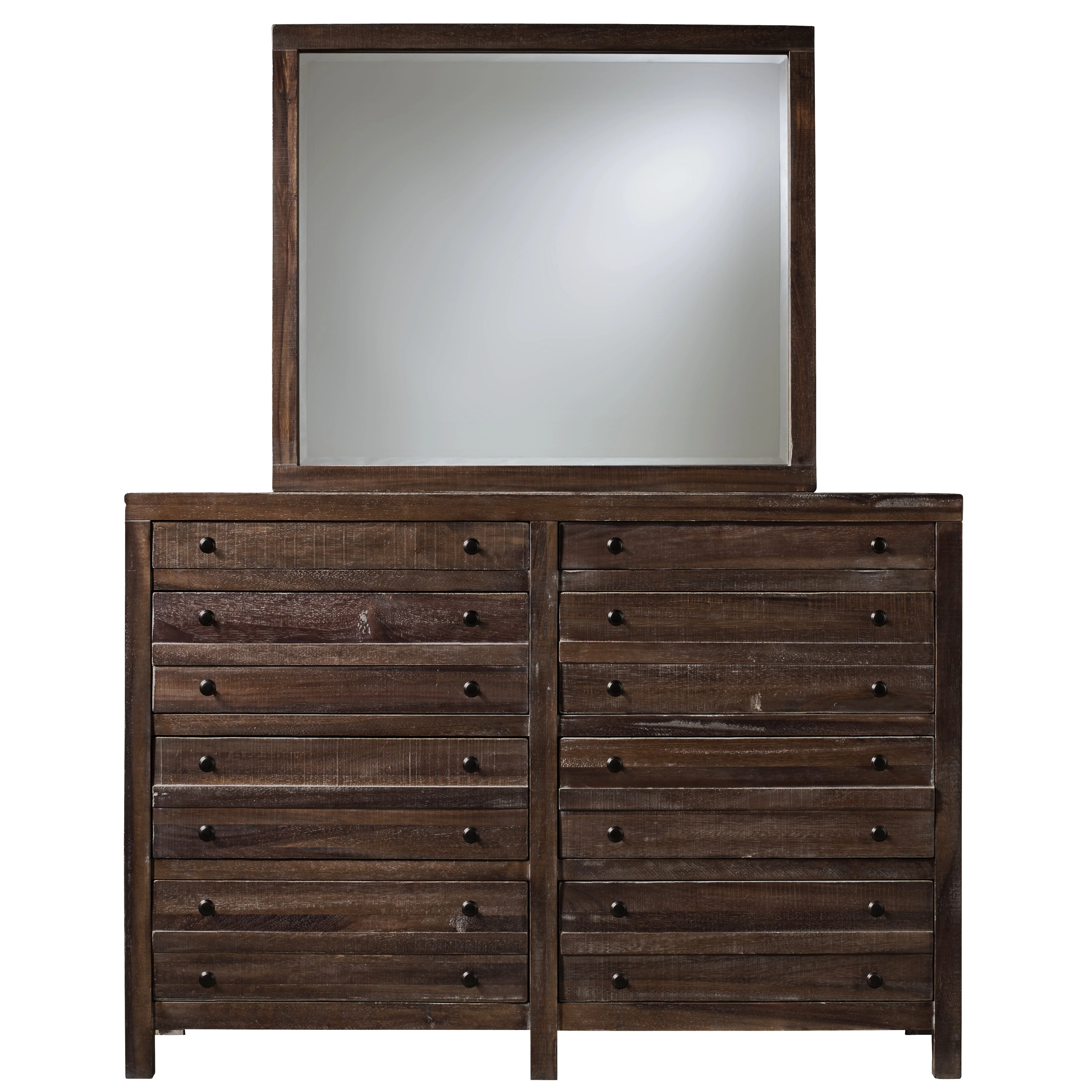 Townsend Eight Drawer Solid Wood Dresser in Java - Image 5