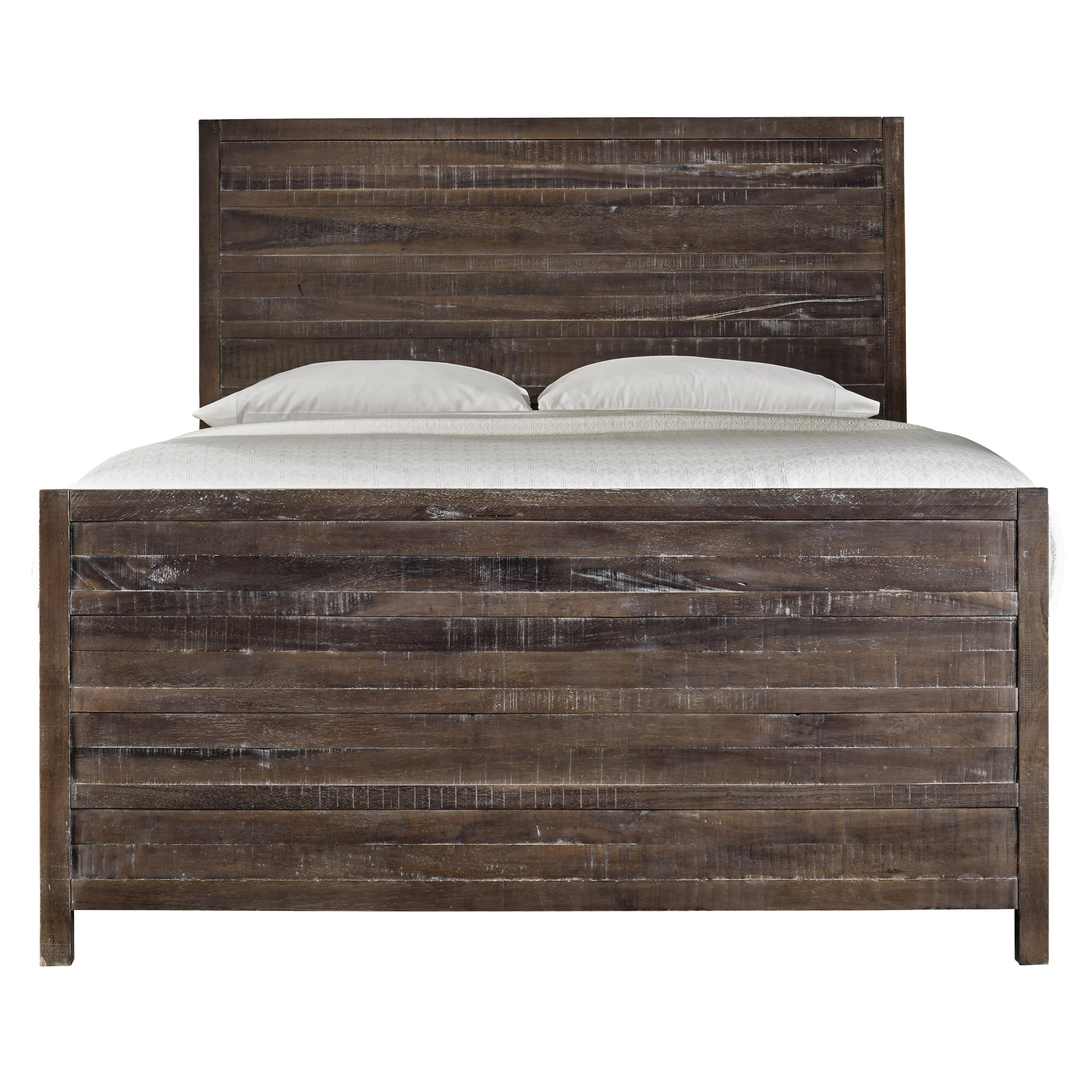 Townsend Solid Wood Queen Storage Bed in Java - Image 5