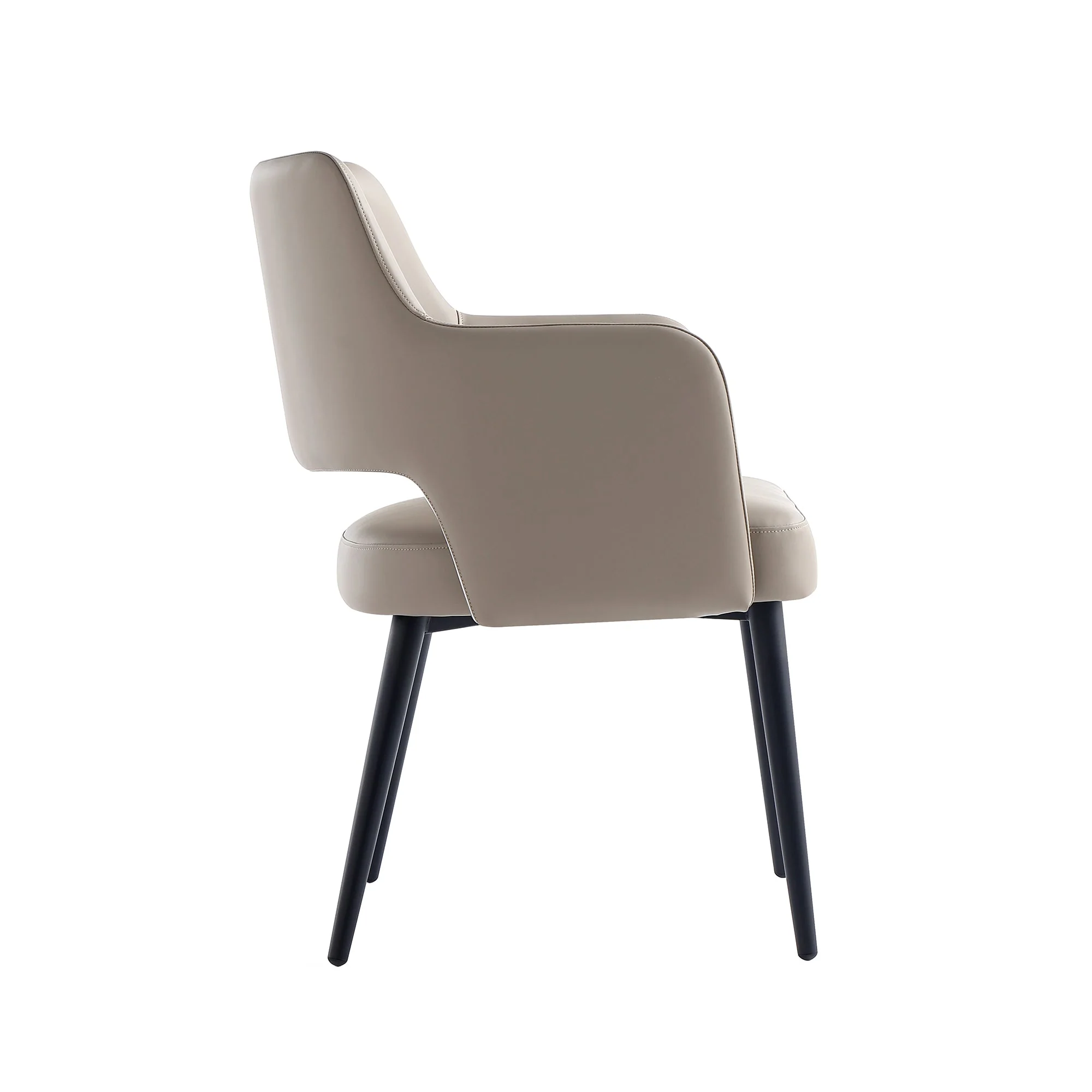 Tremont Dining Arm Chair in Taupe - Image 7