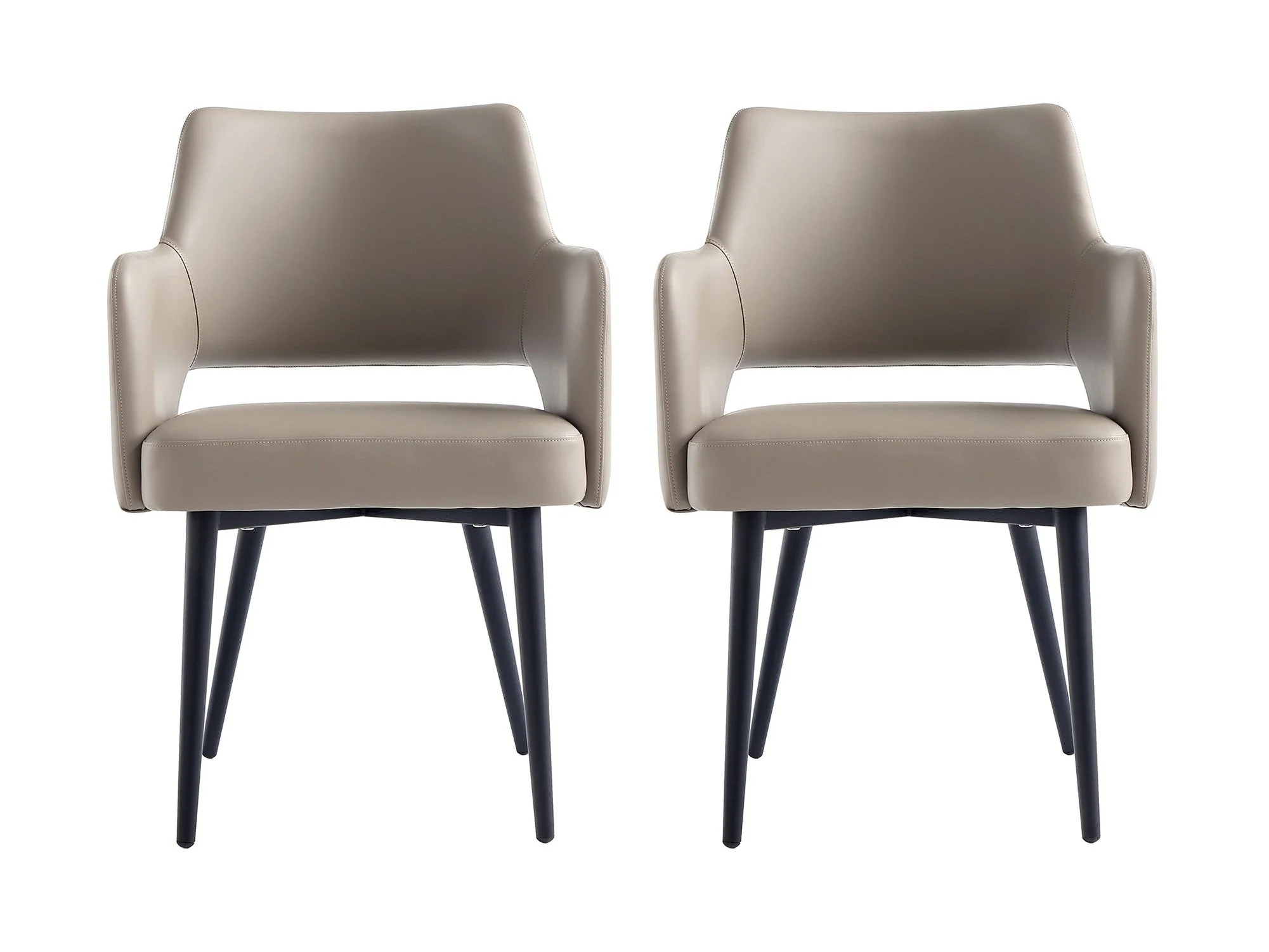 Tremont Dining Arm Chair in Taupe (set of 2)