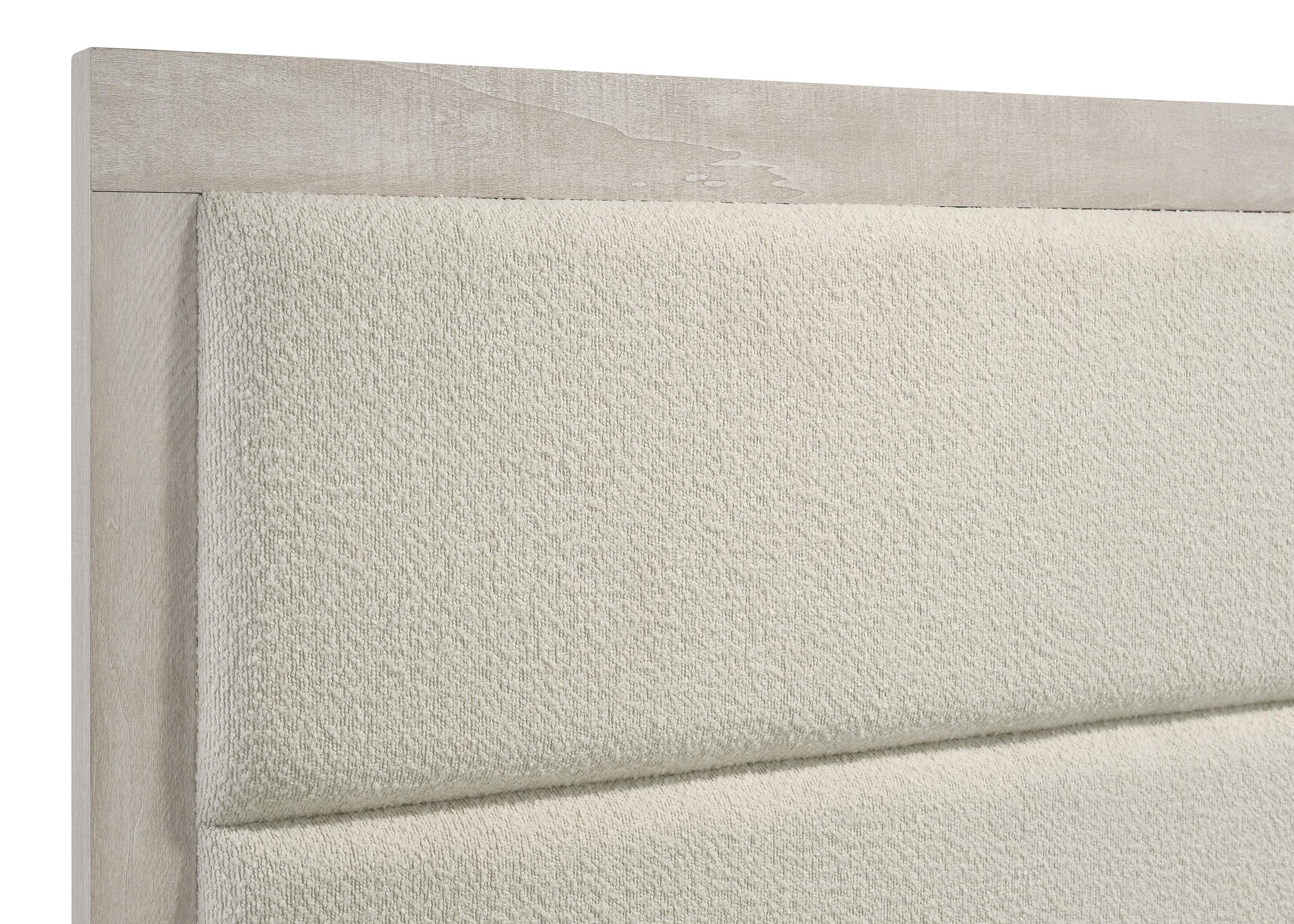 Trenton Rustic Cream 54-inch Wood Eastern King Panel Bed - Image 5