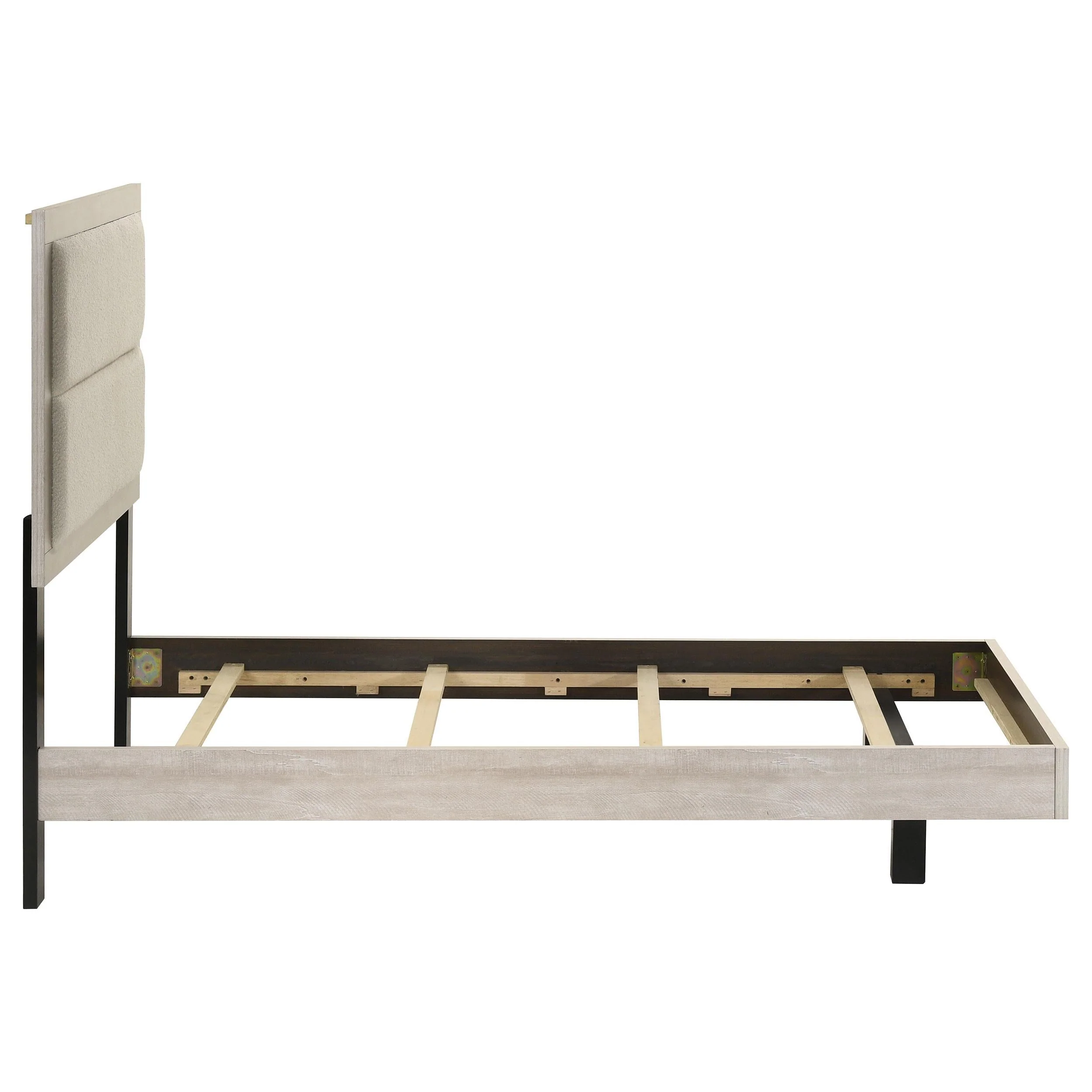 Trenton Rustic Cream 54-inch Wood Twin Panel Bed - Image 6
