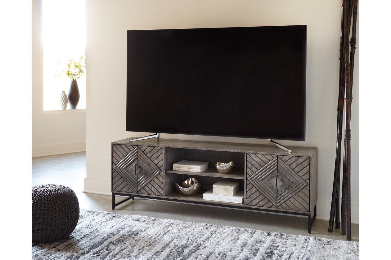 Treybrook Distressed Gray Accent Cabinet - Image 6