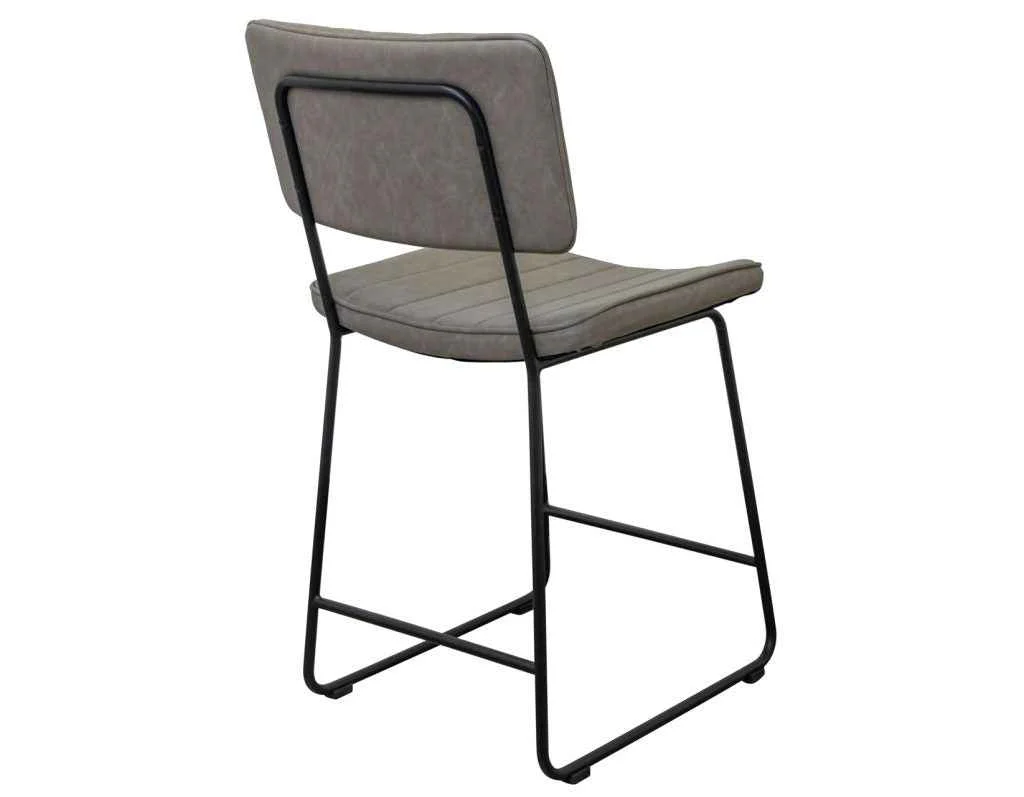 Tribeca Gray 24″ Commercial Grade Counter Stool - Image 6