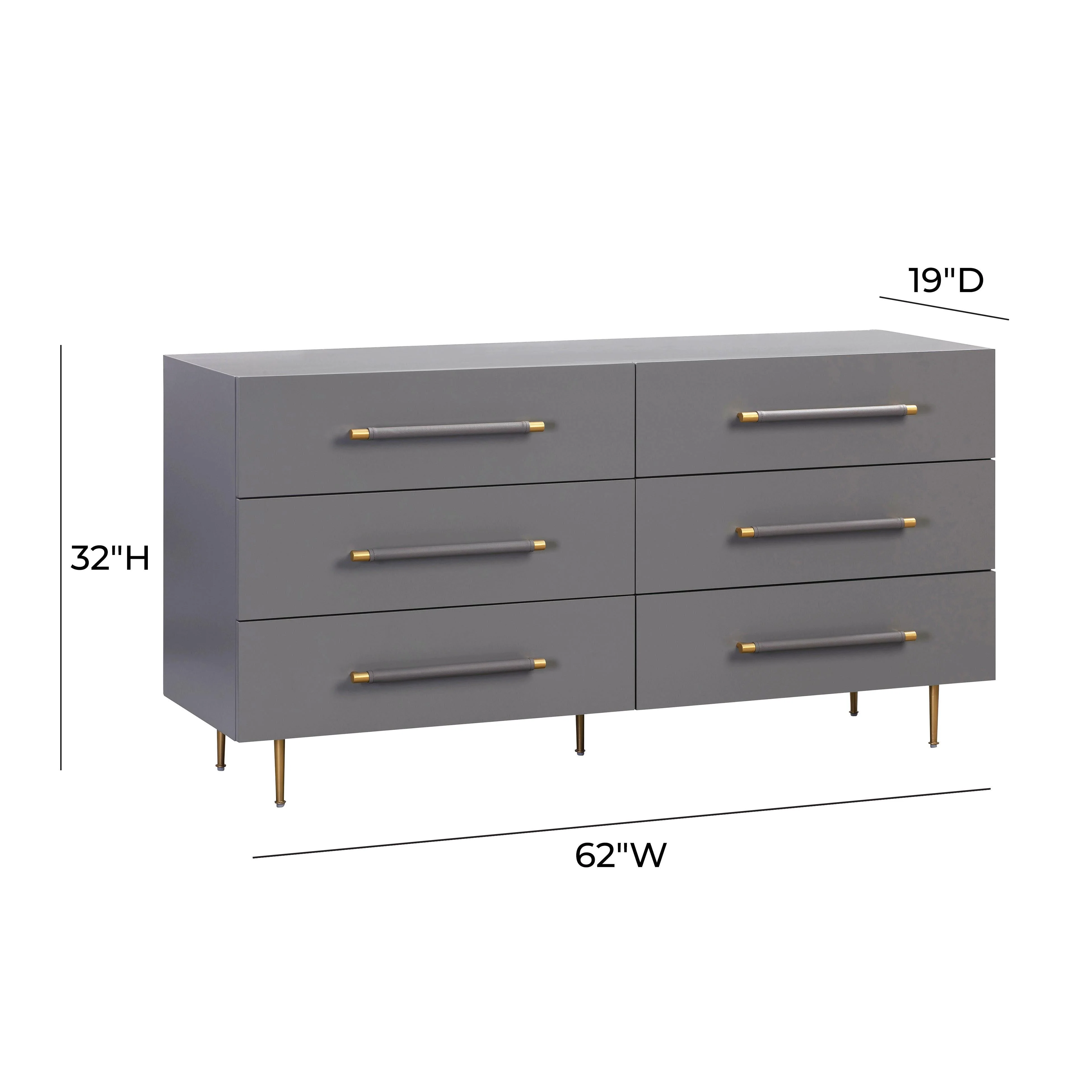 Trident 6 Drawer Dresser - Image 8