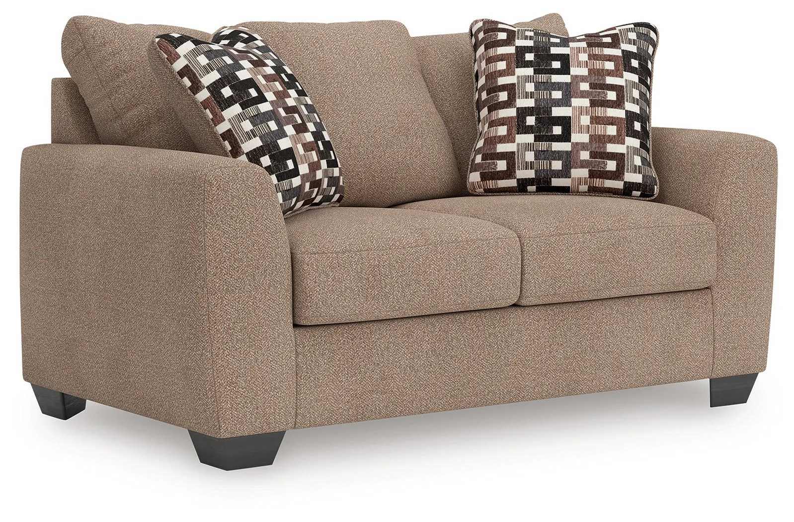 Triston-Peaks Suede Loveseat - Image 2